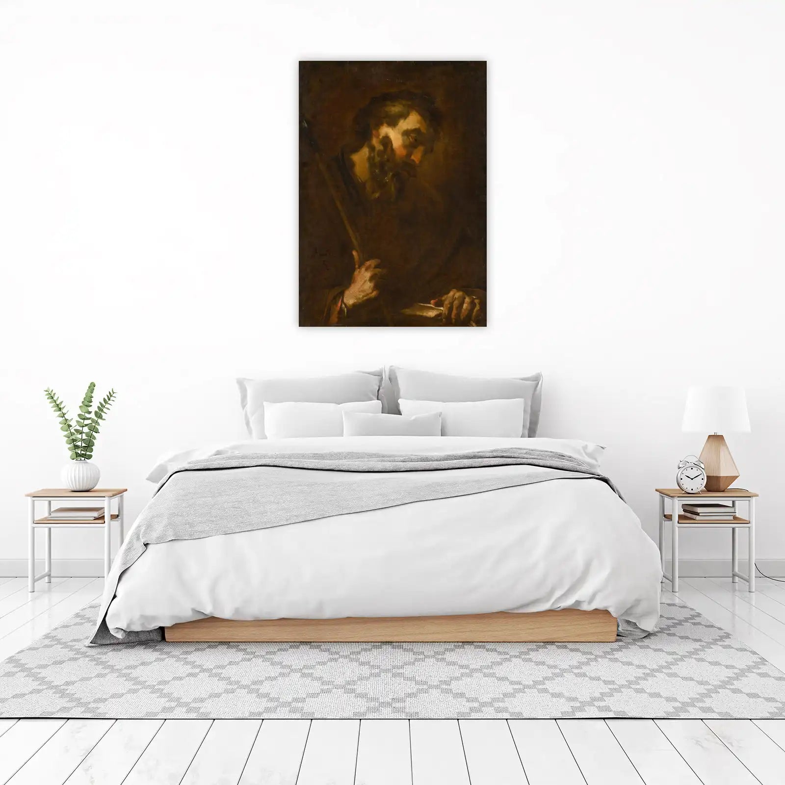Baroque Saint Study Wall Art