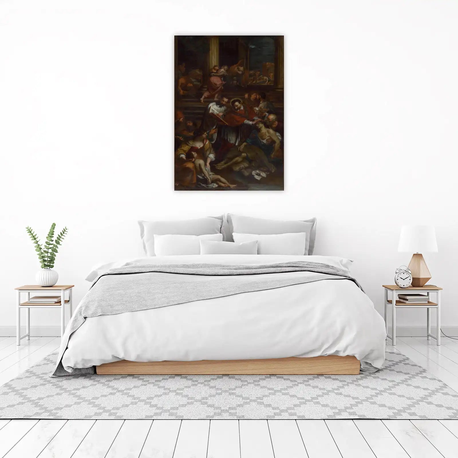 Sacred Healing Scene Baroque Wall Art