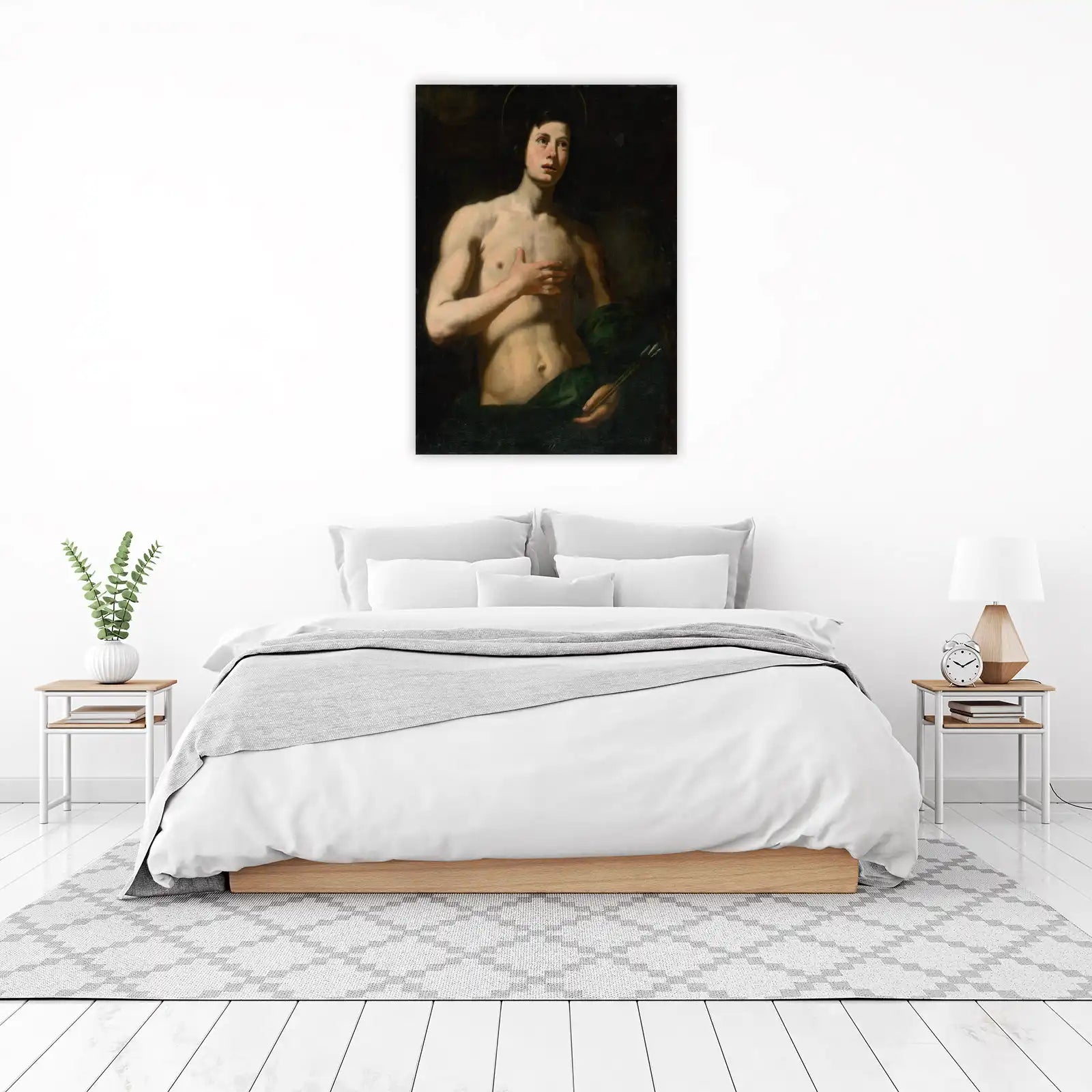 Baroque Saint Study Wall Art