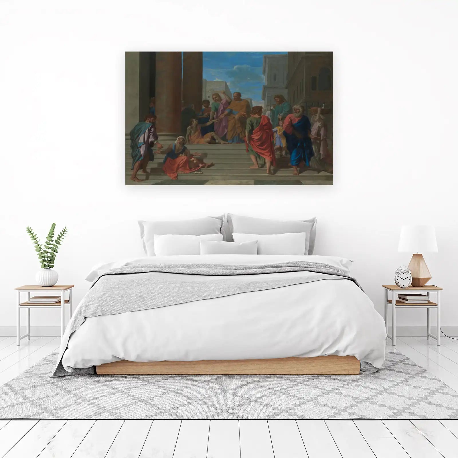 Classical Healing Scene Religious Wall Art