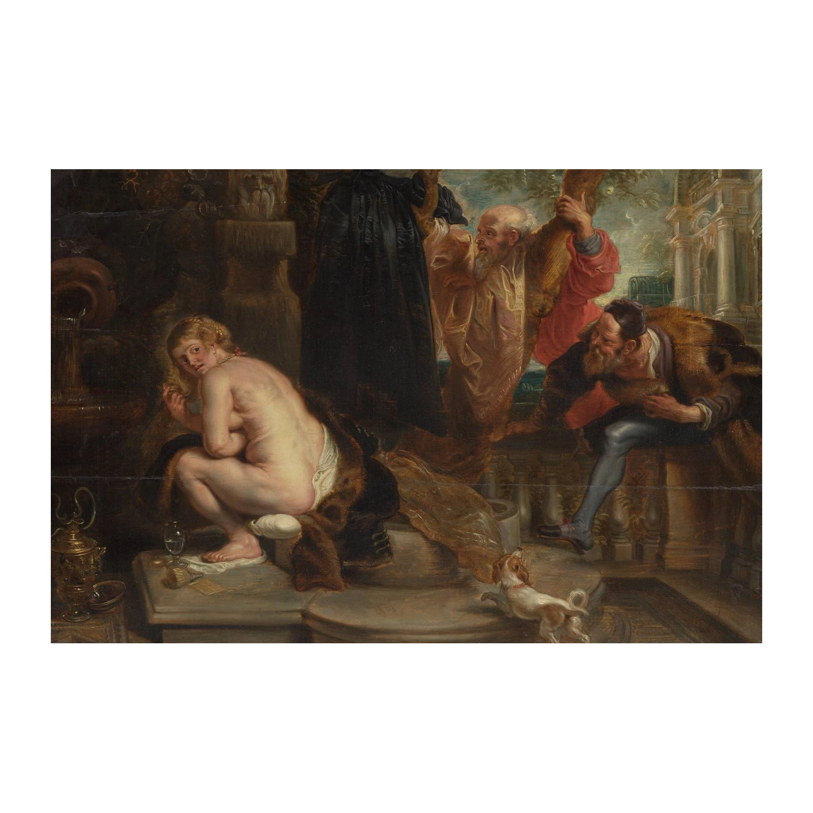 Susanna and the Elders Baroque Wall Art