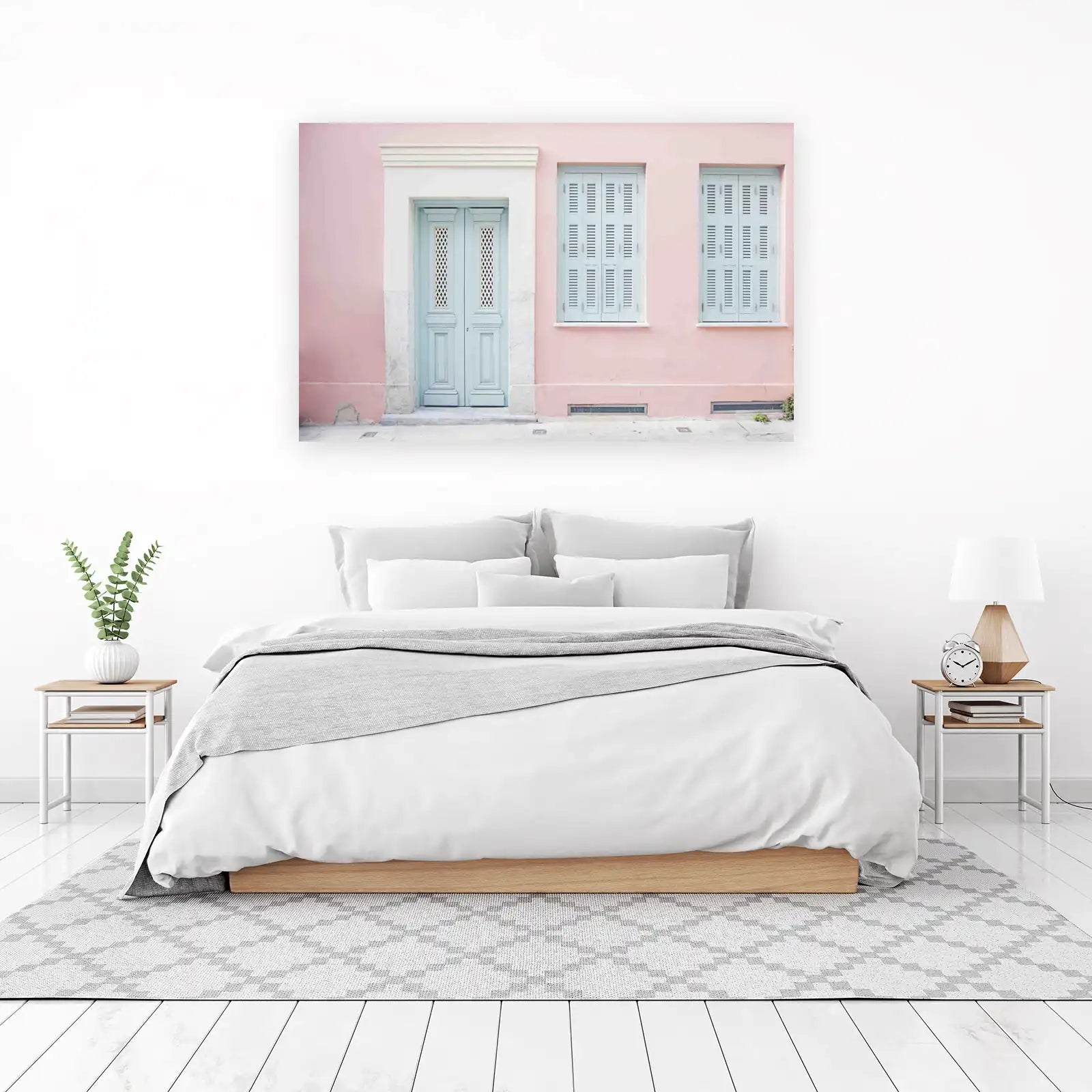 Pastel Doorway & Windows Wall Art