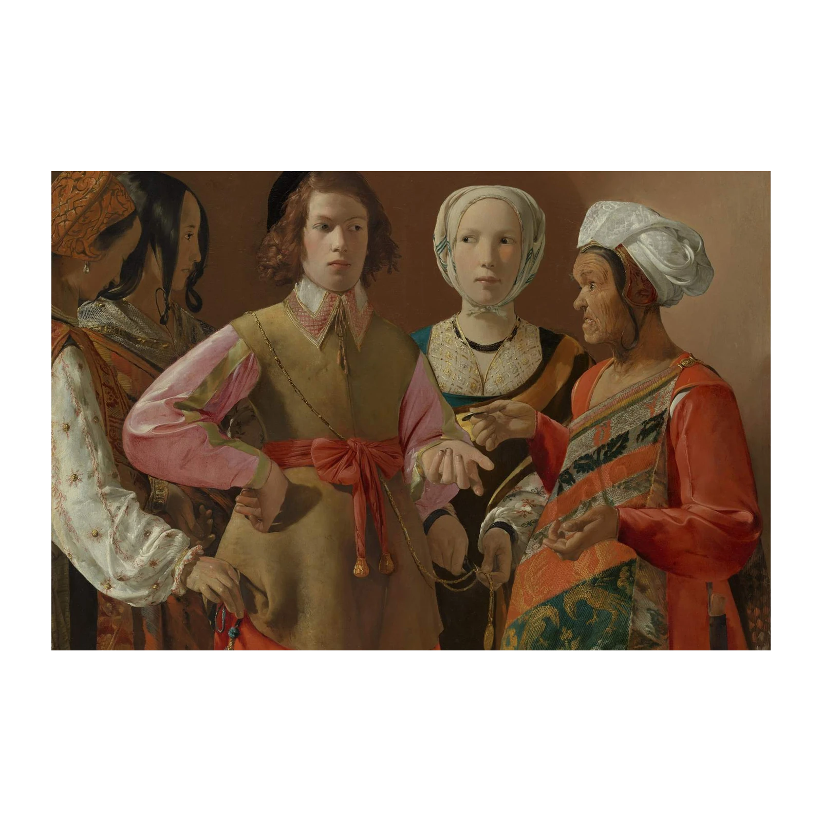 The Market Scene Wall Art