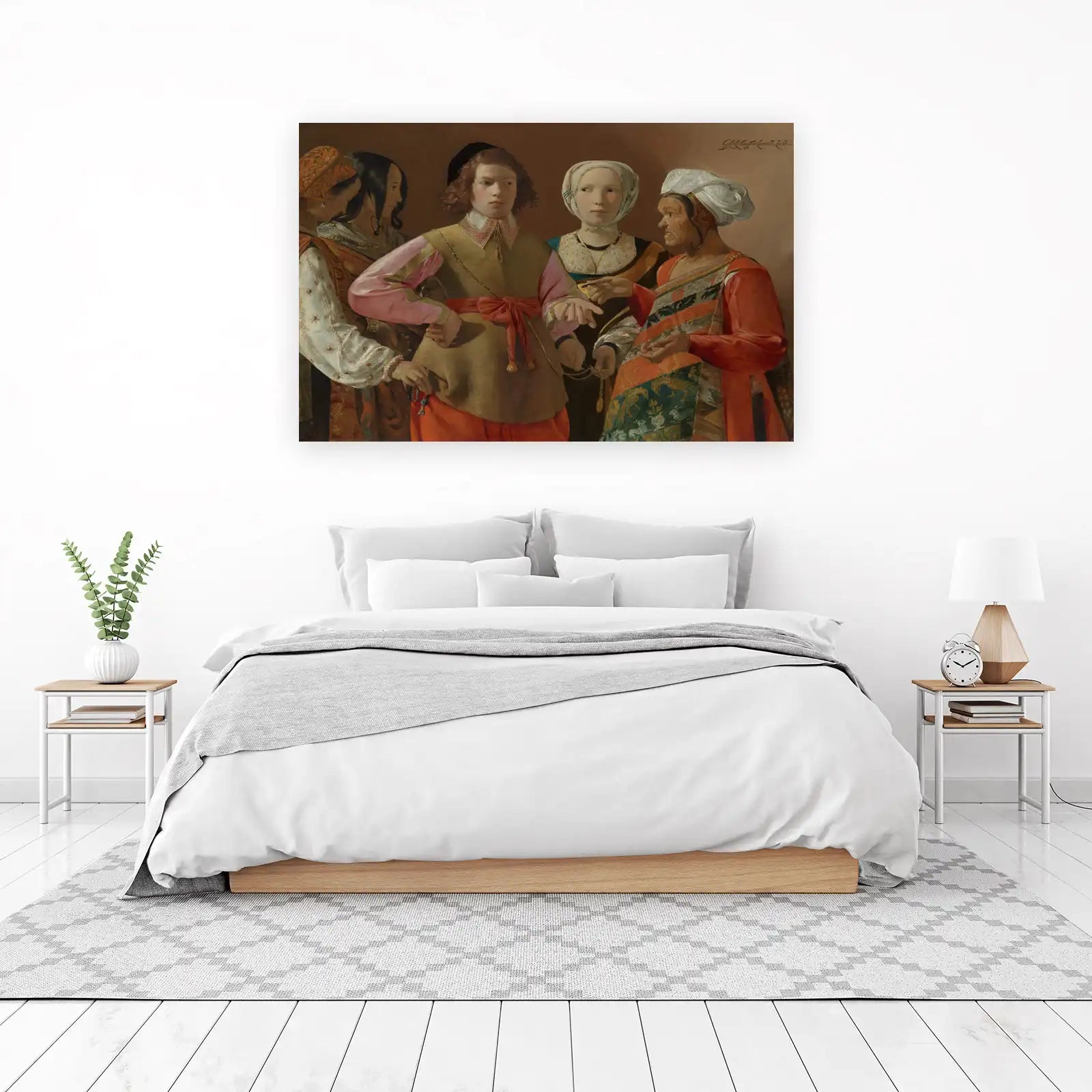 The Market Scene Wall Art