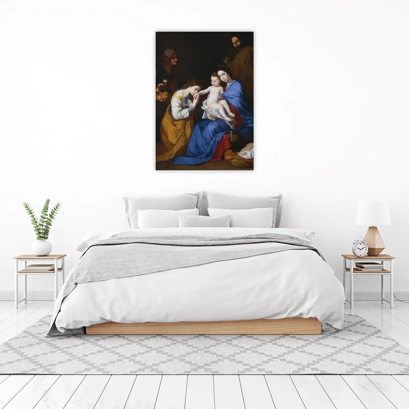 Madonna and Child with Saints Baroque Wall Art