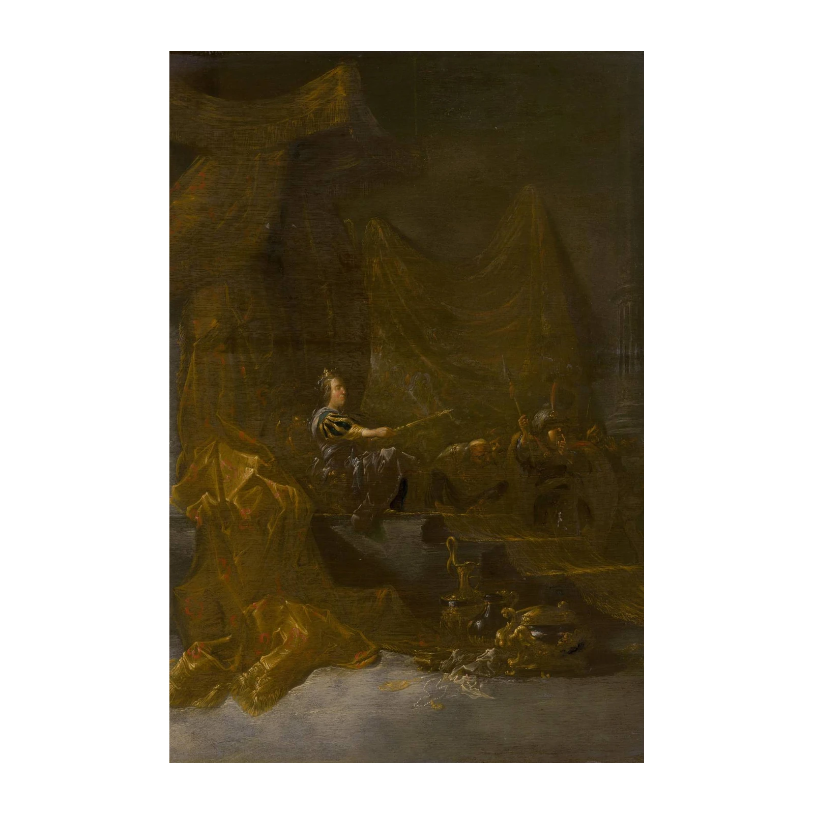 Baroque Royal Scene Wall Art