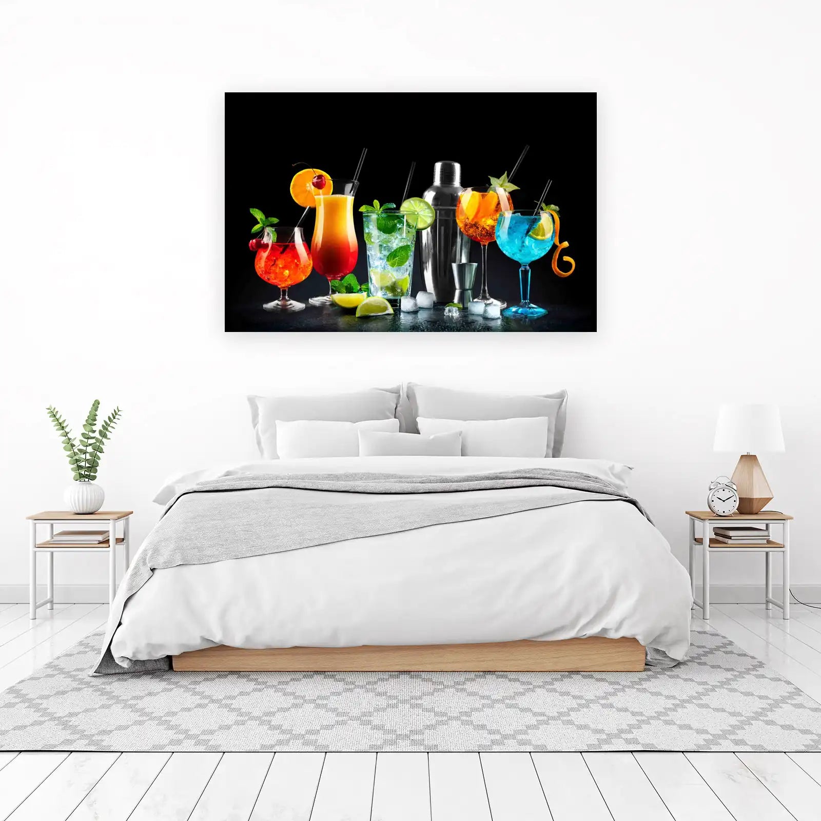 Vibrant Cocktail Collection Wall Art