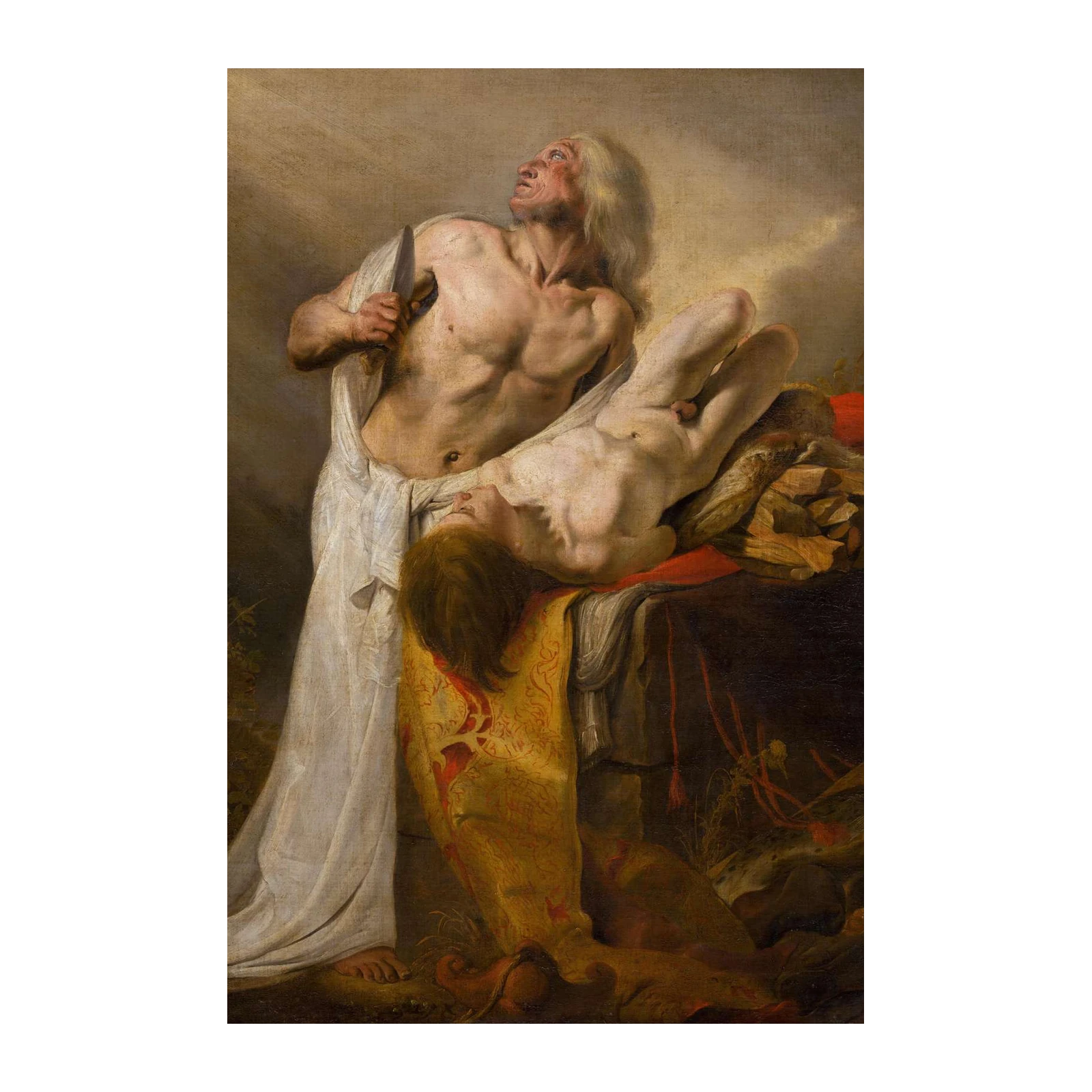 Dramatic Sacrifice Classical Art Wall Art