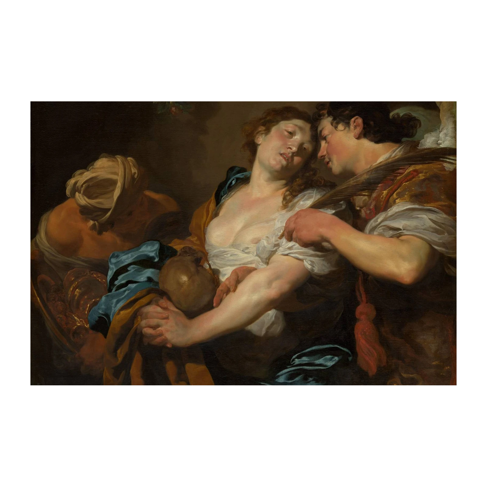 Timeless Baroque Lovers Wall Art