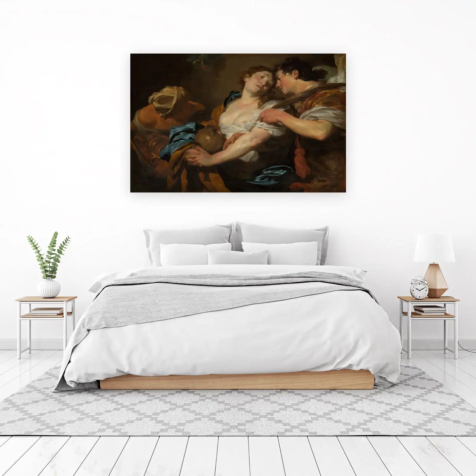Timeless Baroque Lovers Wall Art