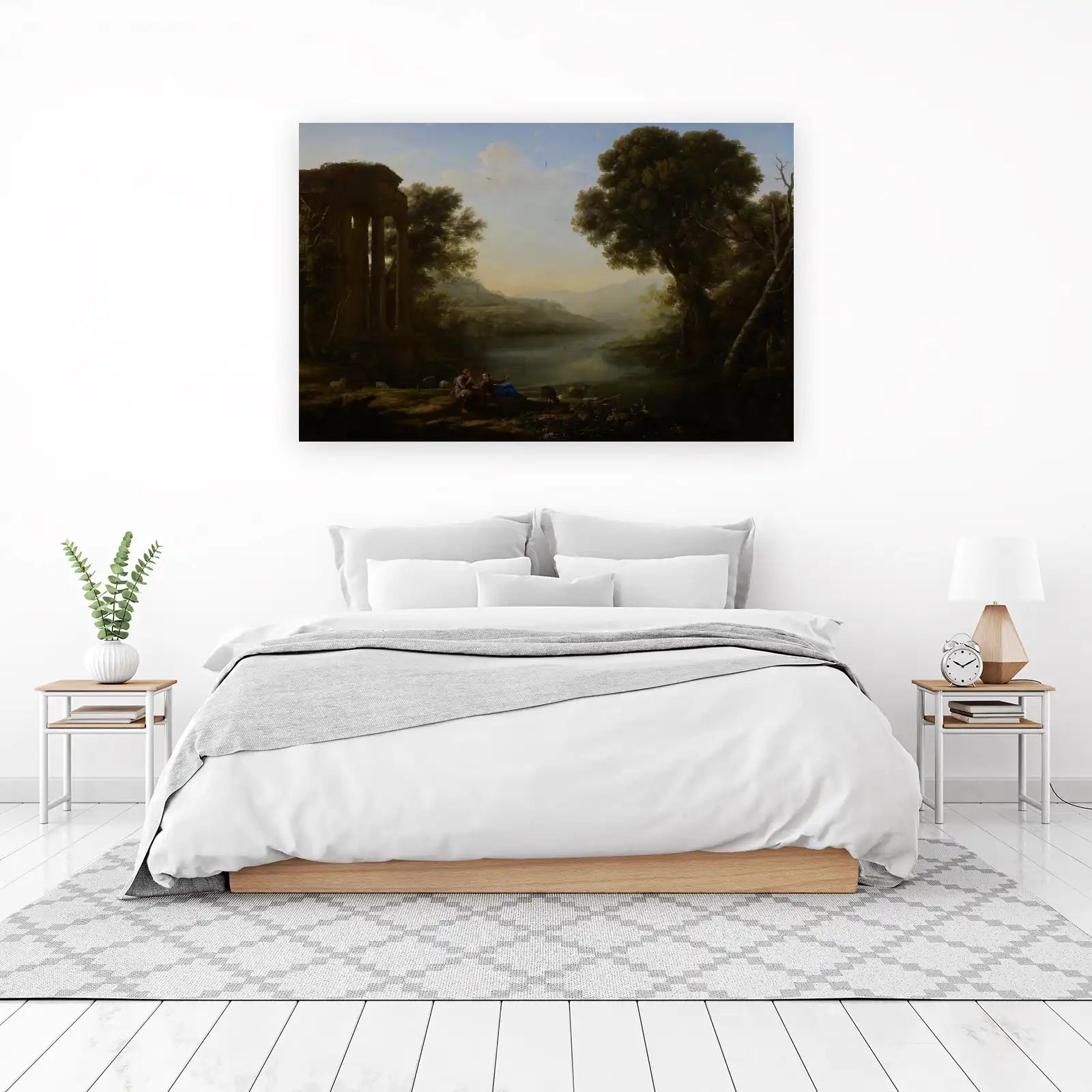 Pastoral Landscape with Ruins Wall Art