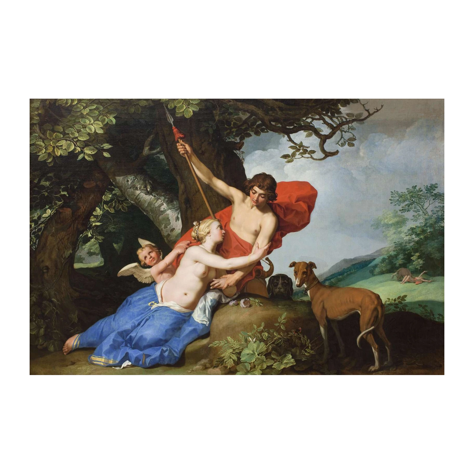 Mythological Romance Venus & Adonis Wall Art
