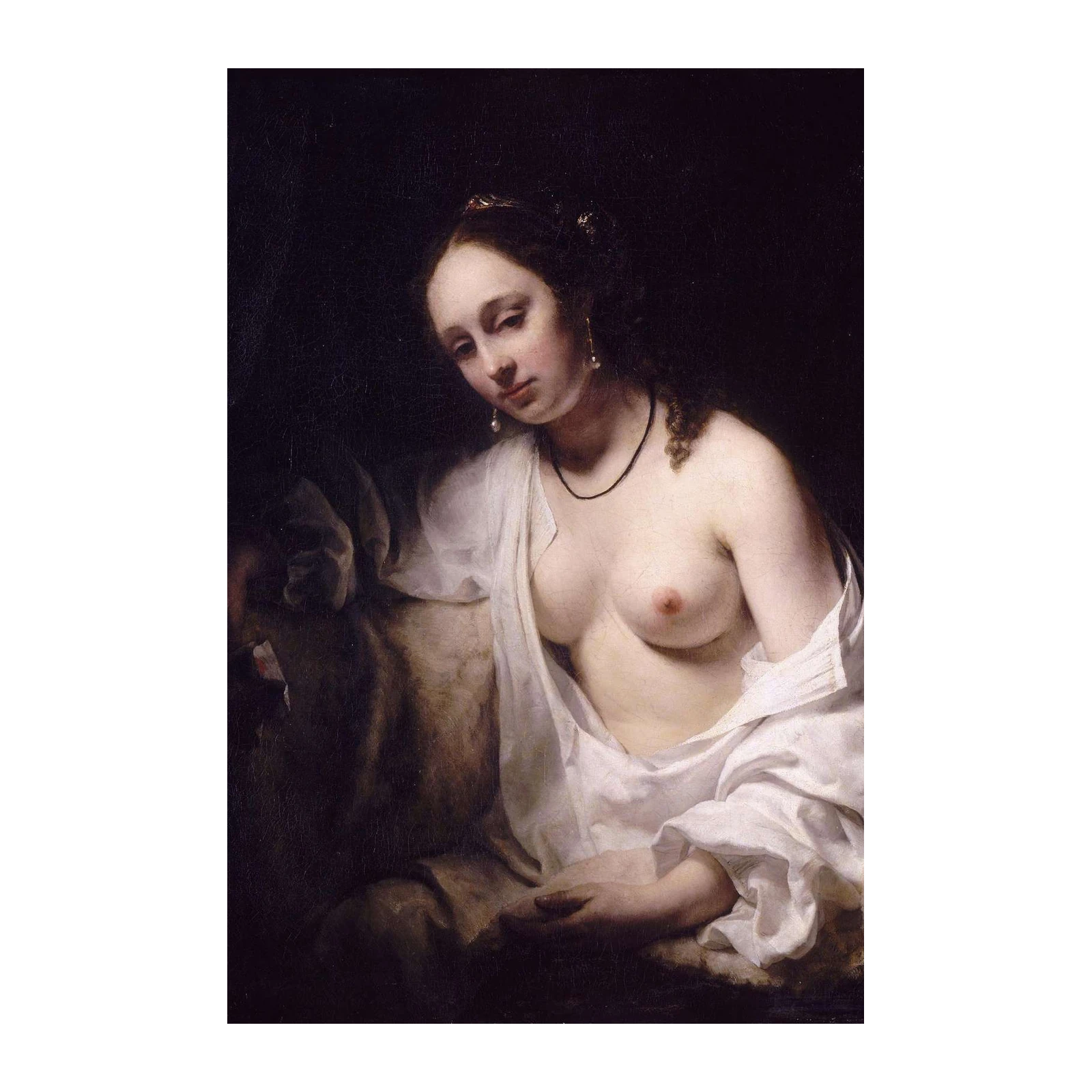 Elegant Woman Portrait Art Wall Art
