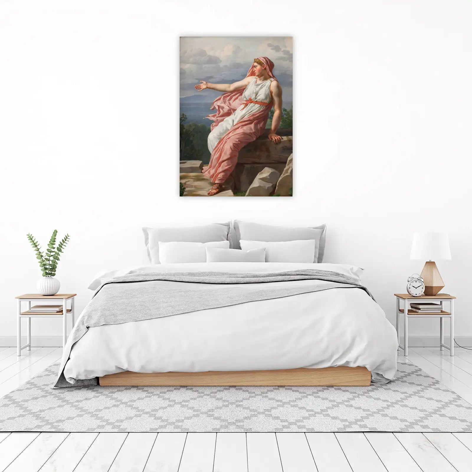 Elegant Woman Landscape Wall Art