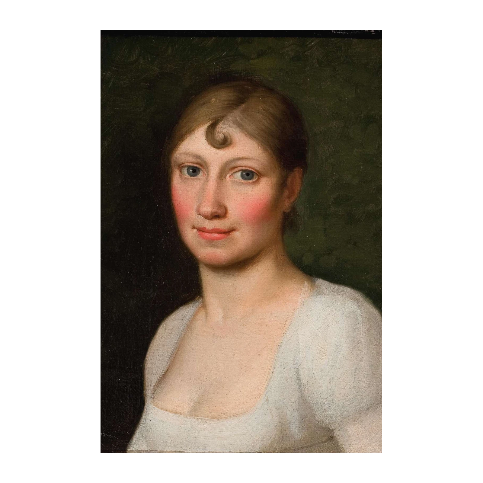 Elegant Portrait Woman Vintage Wall Art