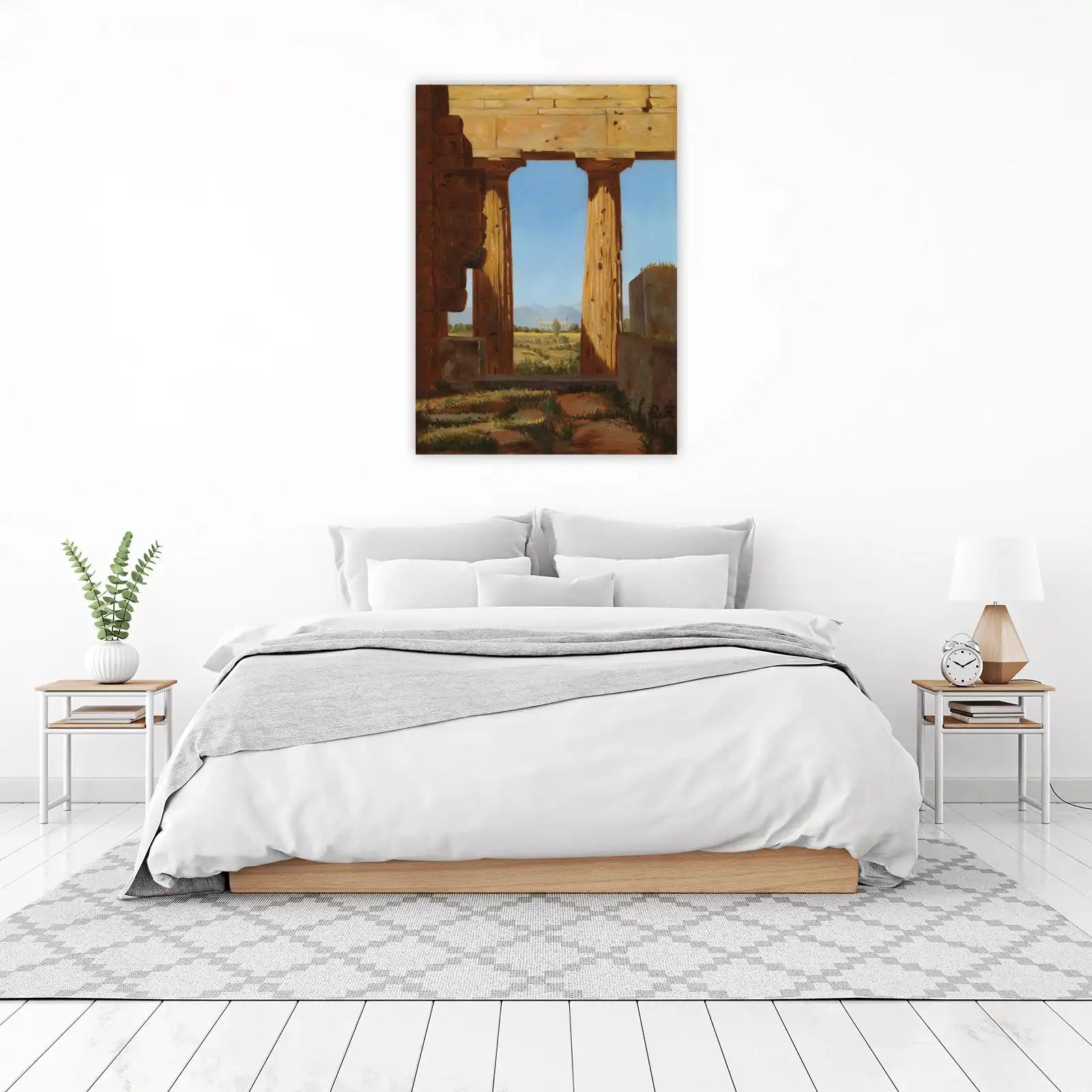 Ancient Pillars Landscape Wall Art