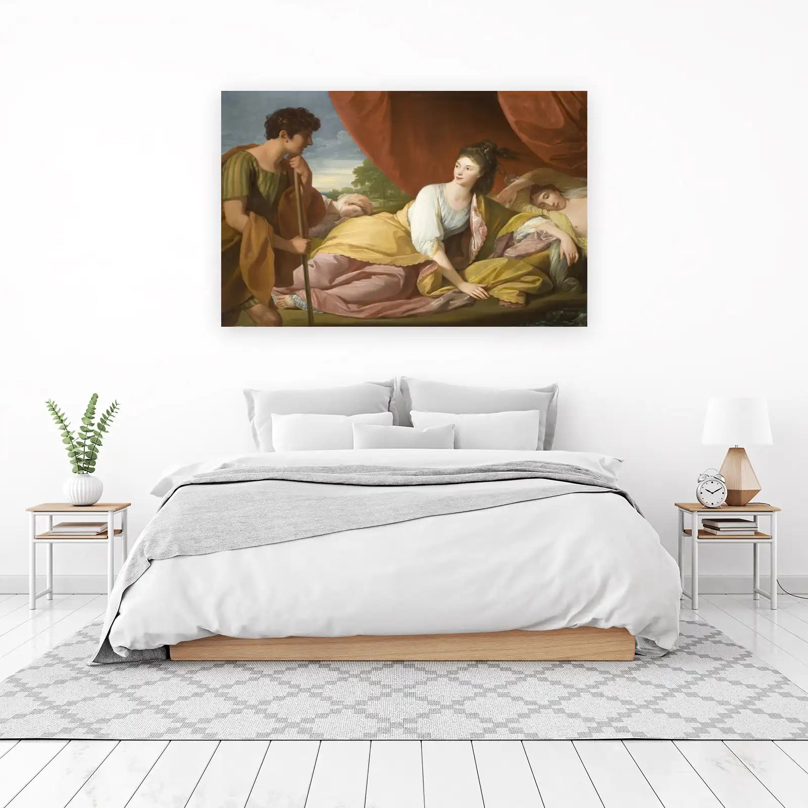 Pastoral Romance Oil Painting Wall Art