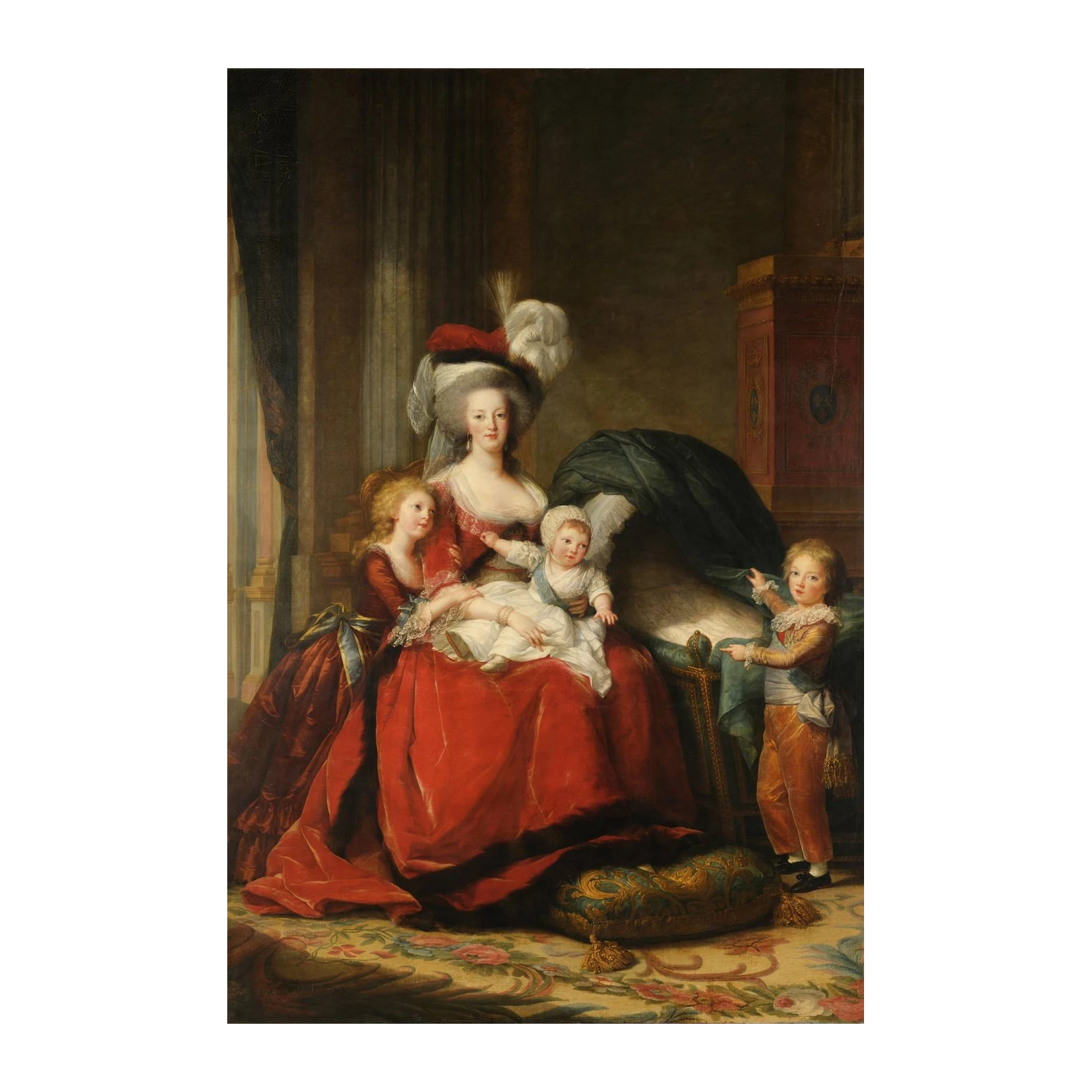 Regal Family Portrait Wall Art