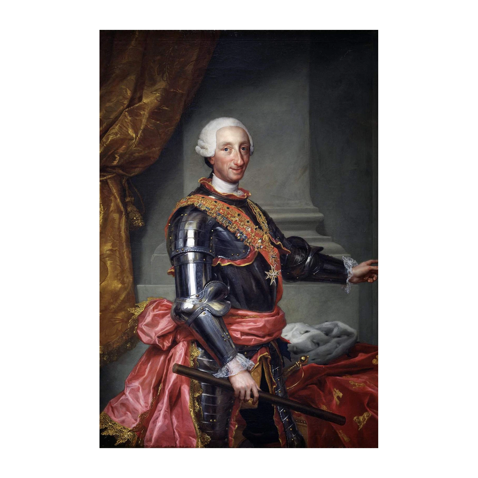 King Charles III Portrait Wall Art
