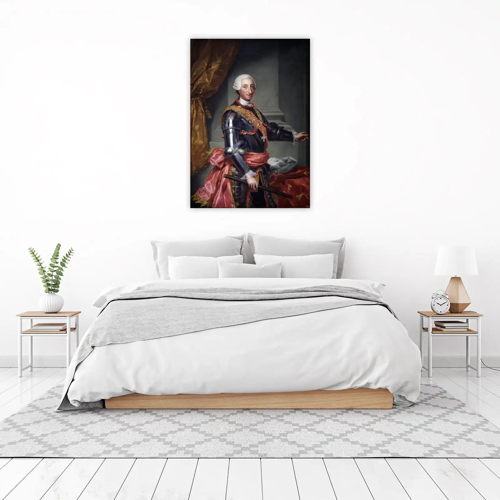 King Charles III Portrait Wall Art