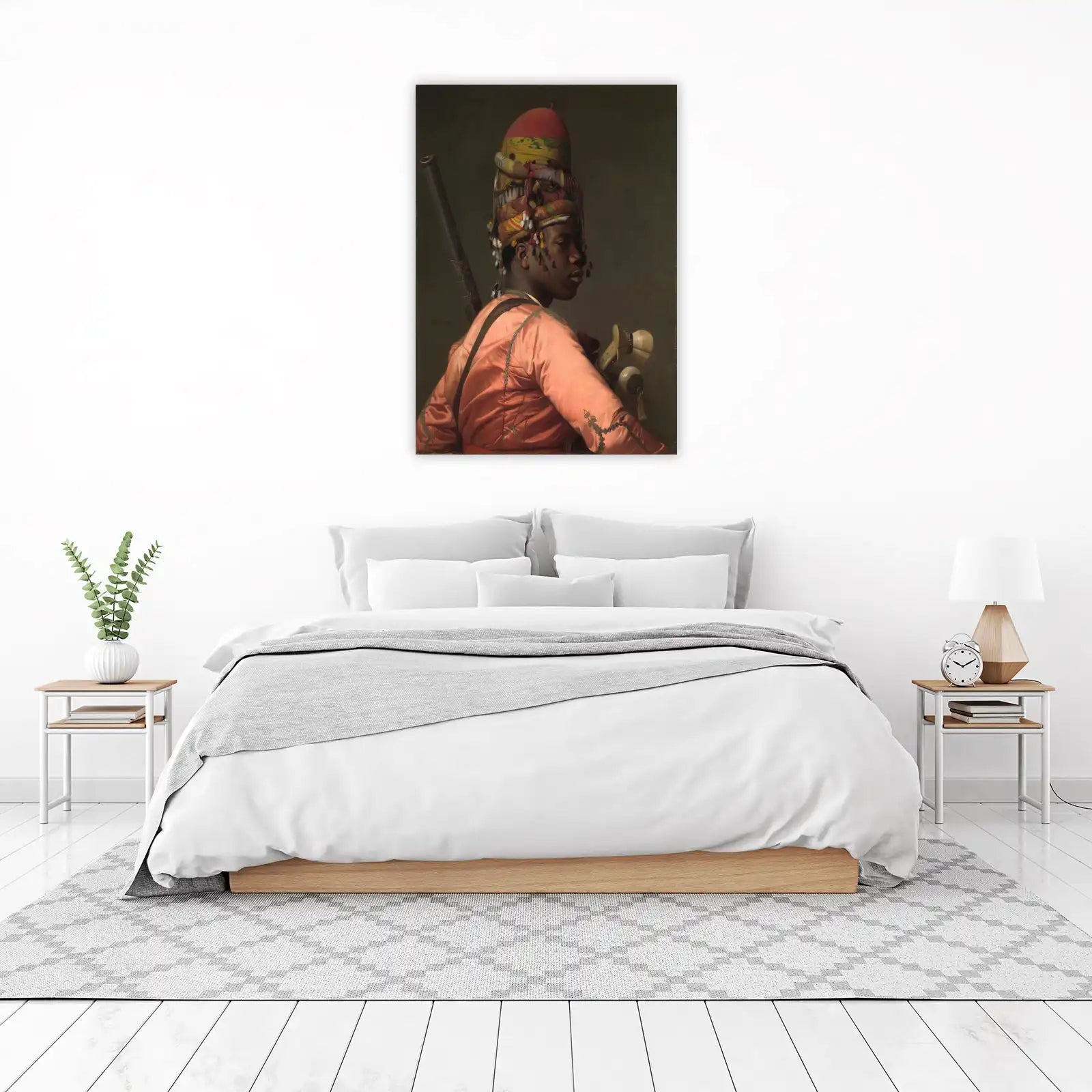 Exotic Warrior Turban & Rifle Wall Art