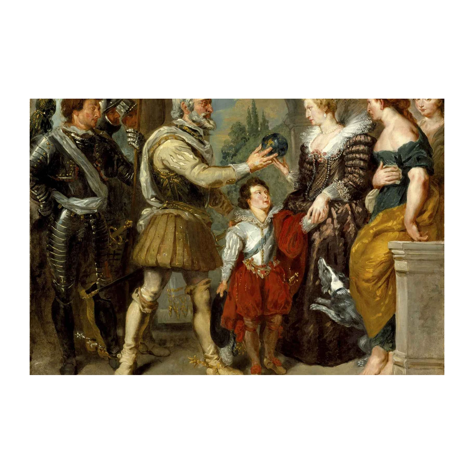 Baroque Family Portrait Wall Art