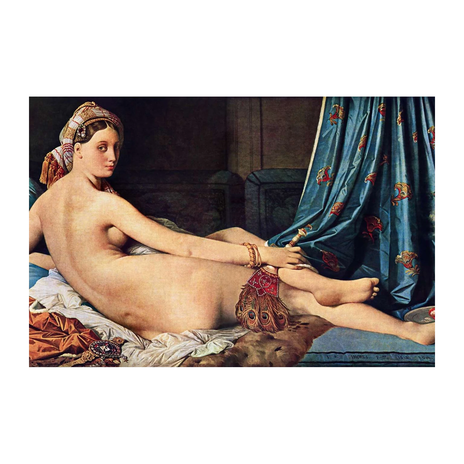 Odalisque Oriental Beauty Wall Art