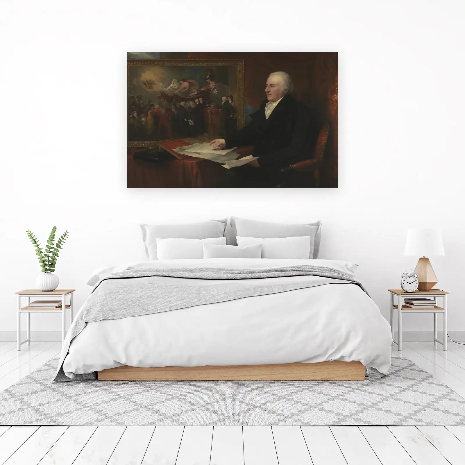 Distinguished Gentleman Portrait Wall Art