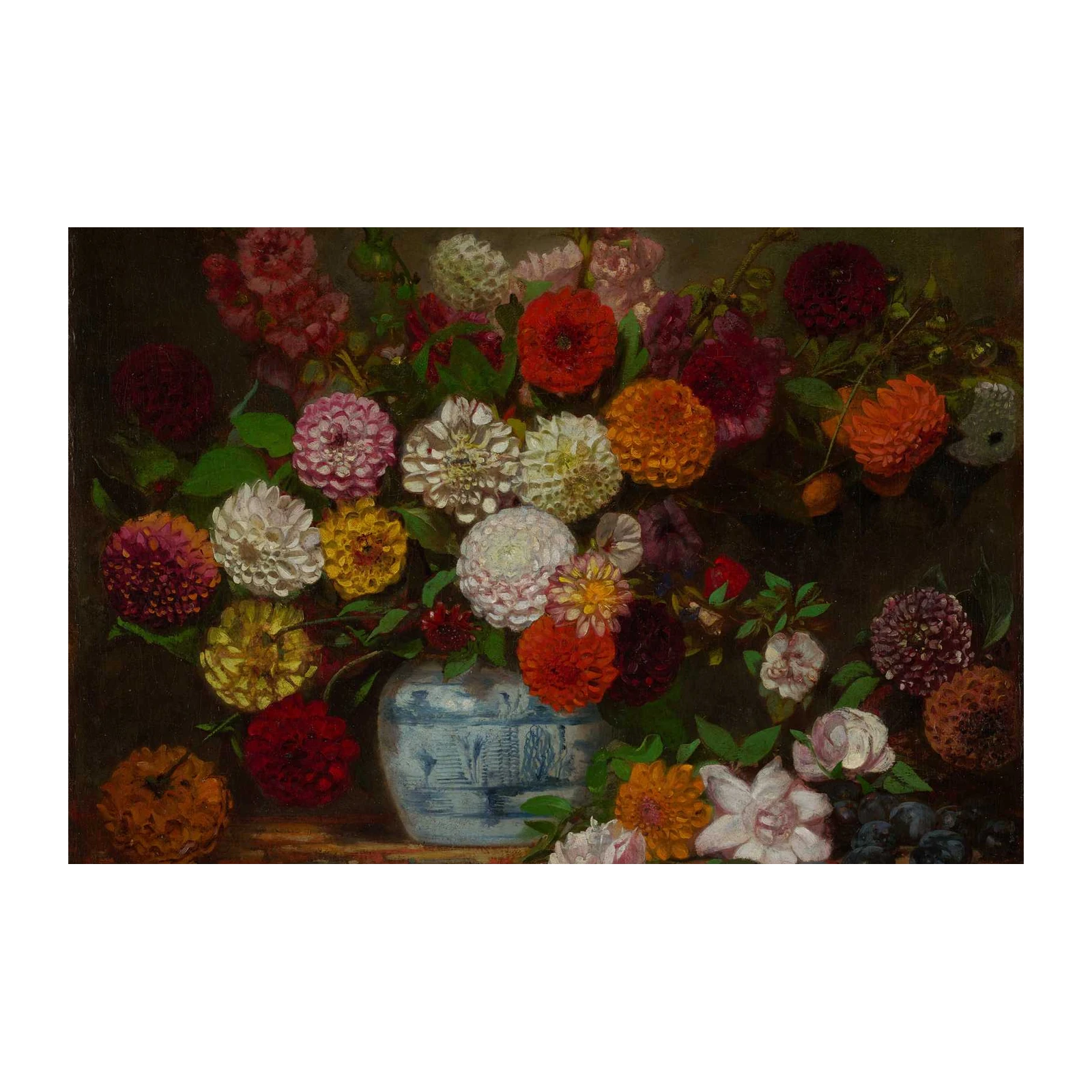 Vibrant Floral Arrangement Still Life Wall Art