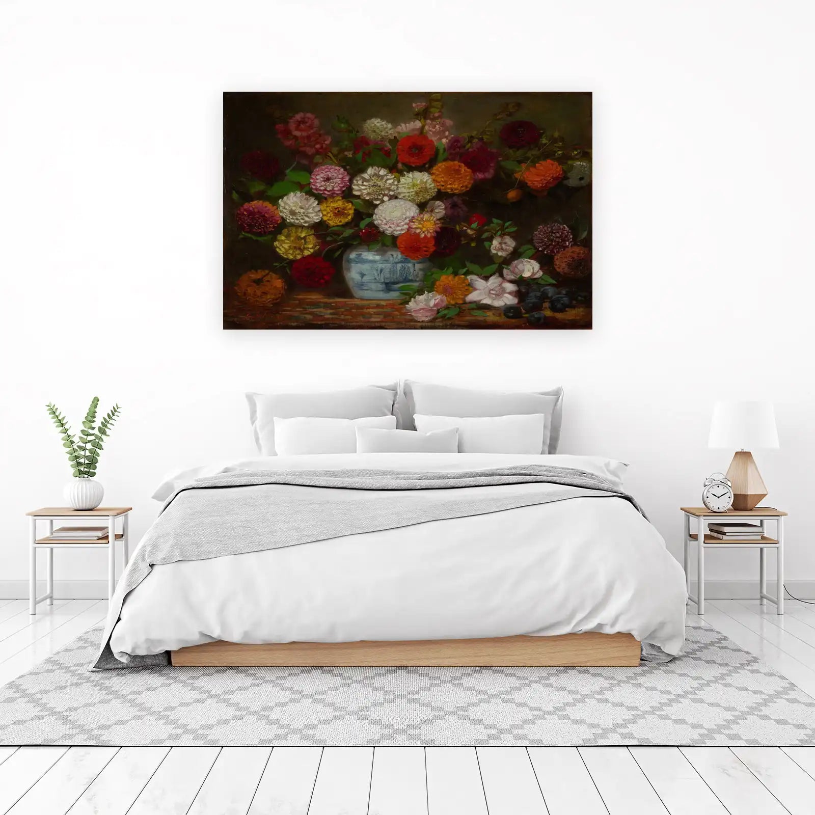 Vibrant Floral Arrangement Still Life Wall Art