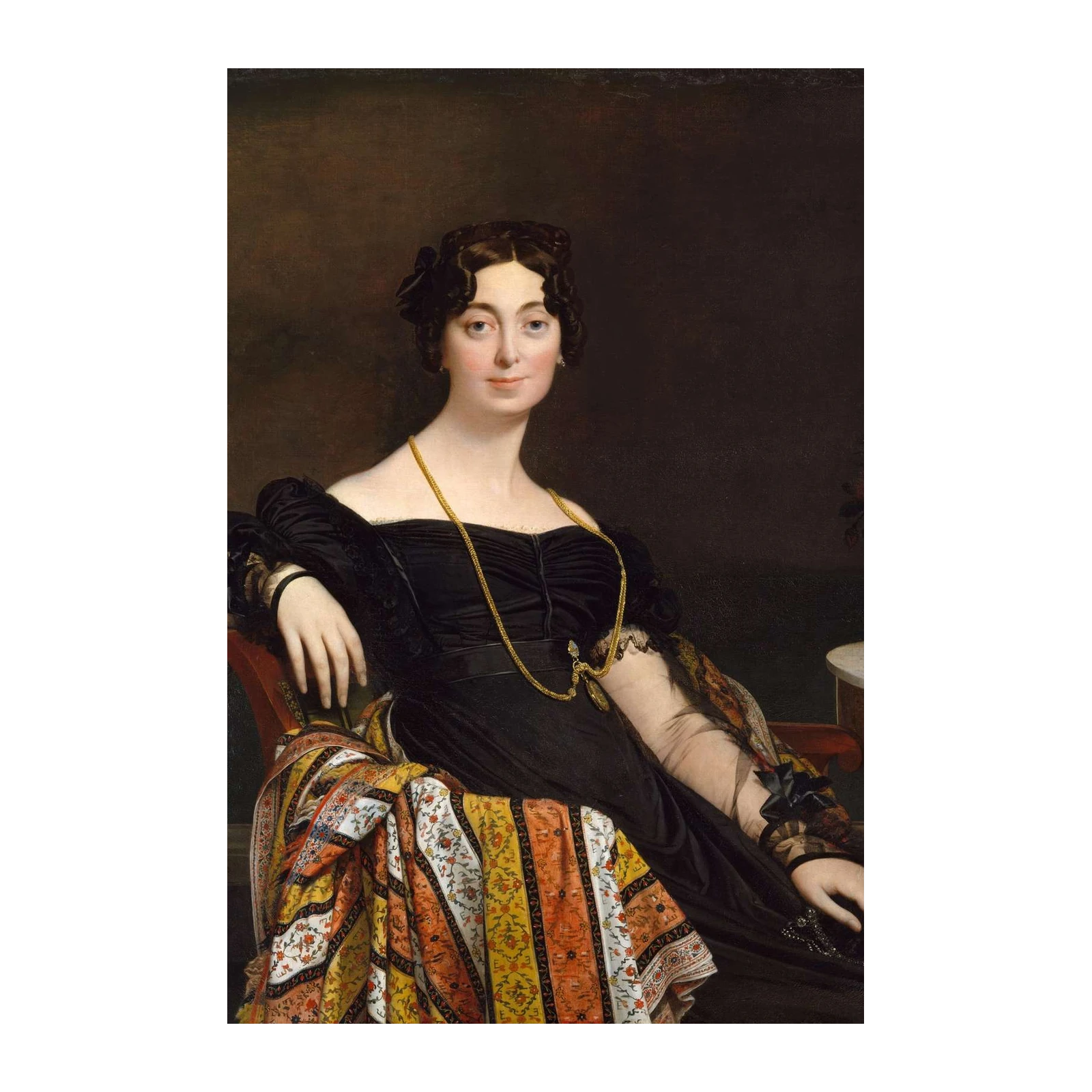 Elegant Victorian Woman Portrait Wall Art