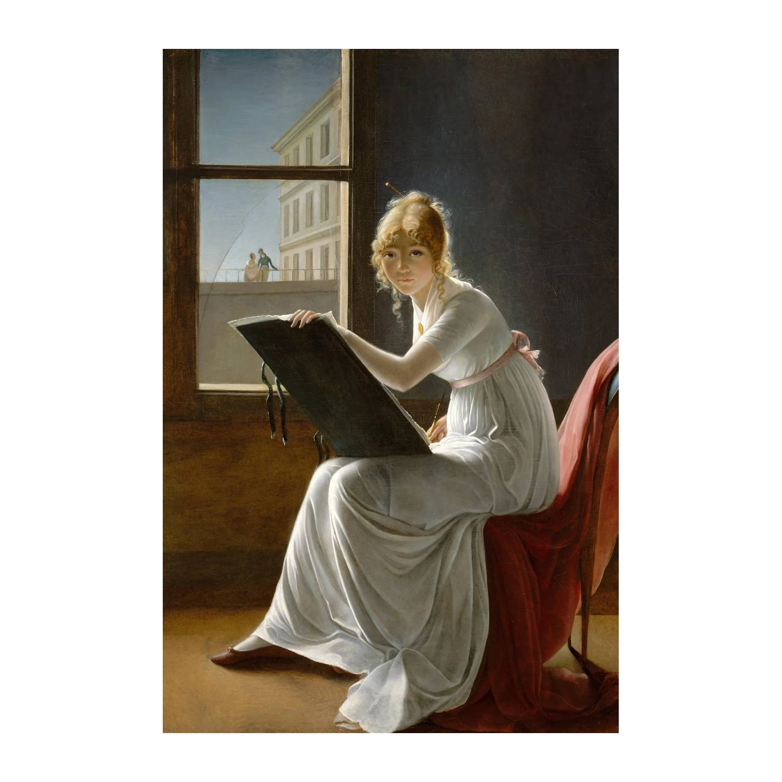 Neoclassical Artist Portrait Wall Art
