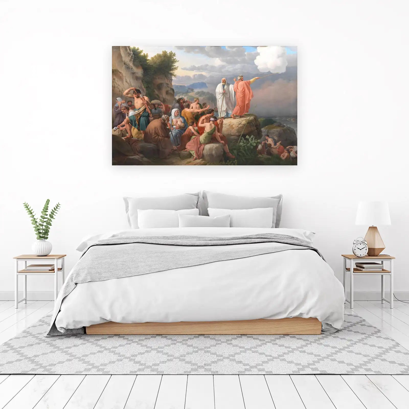 Moses Parts the Red Sea Biblical Wall Art