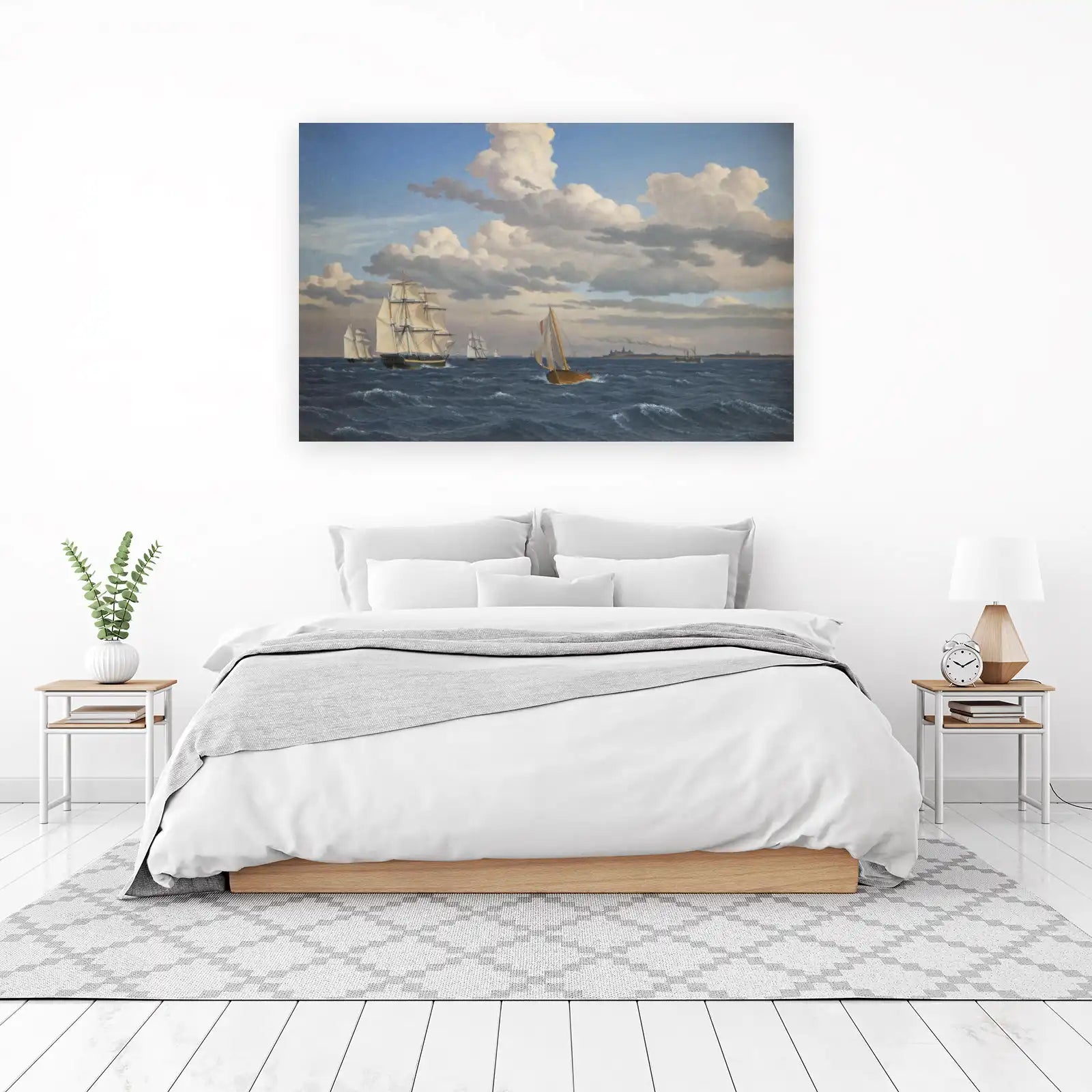 Maritime Fleet Sailing Wall Art