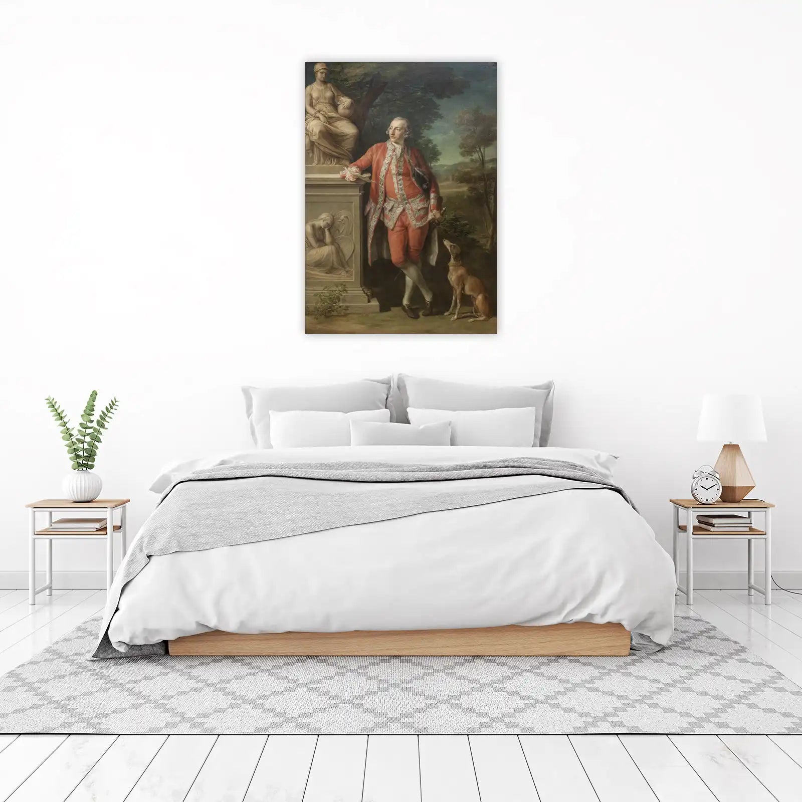 Elegant Gentleman Portrait Wall Art - Fine Art Reproduction