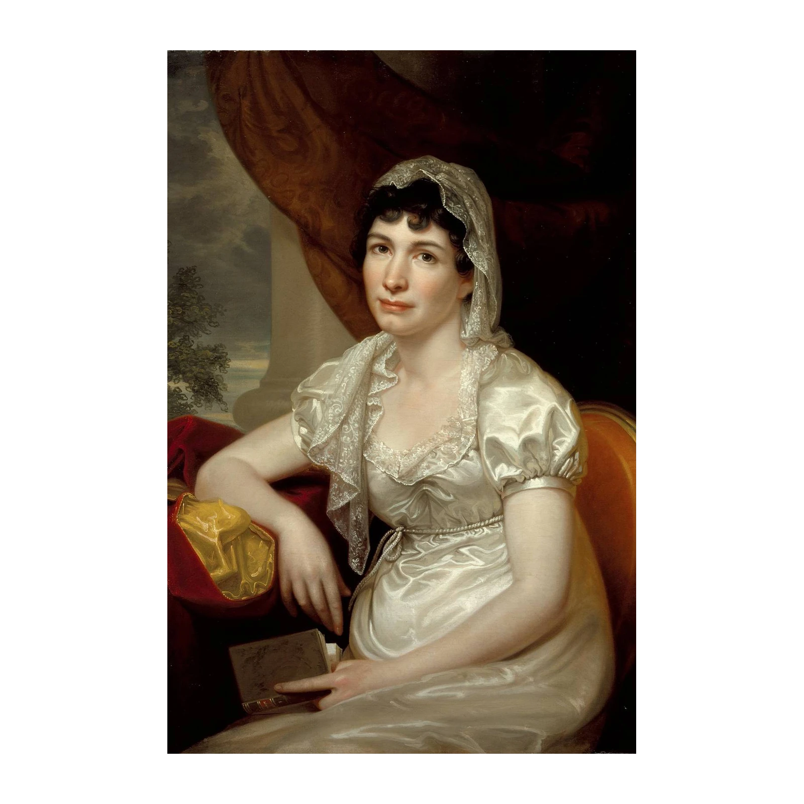 Elegant Portrait of a Lady Wall Art