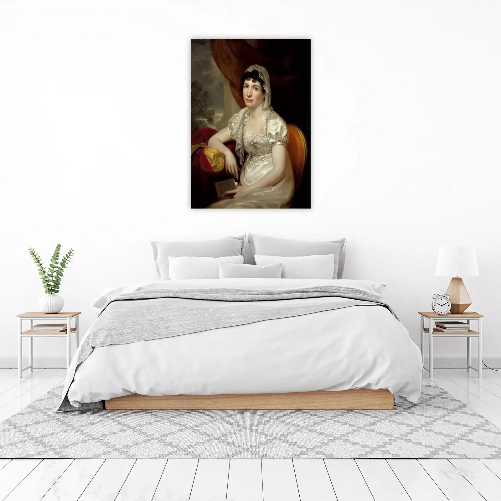 Elegant Portrait of a Lady Wall Art