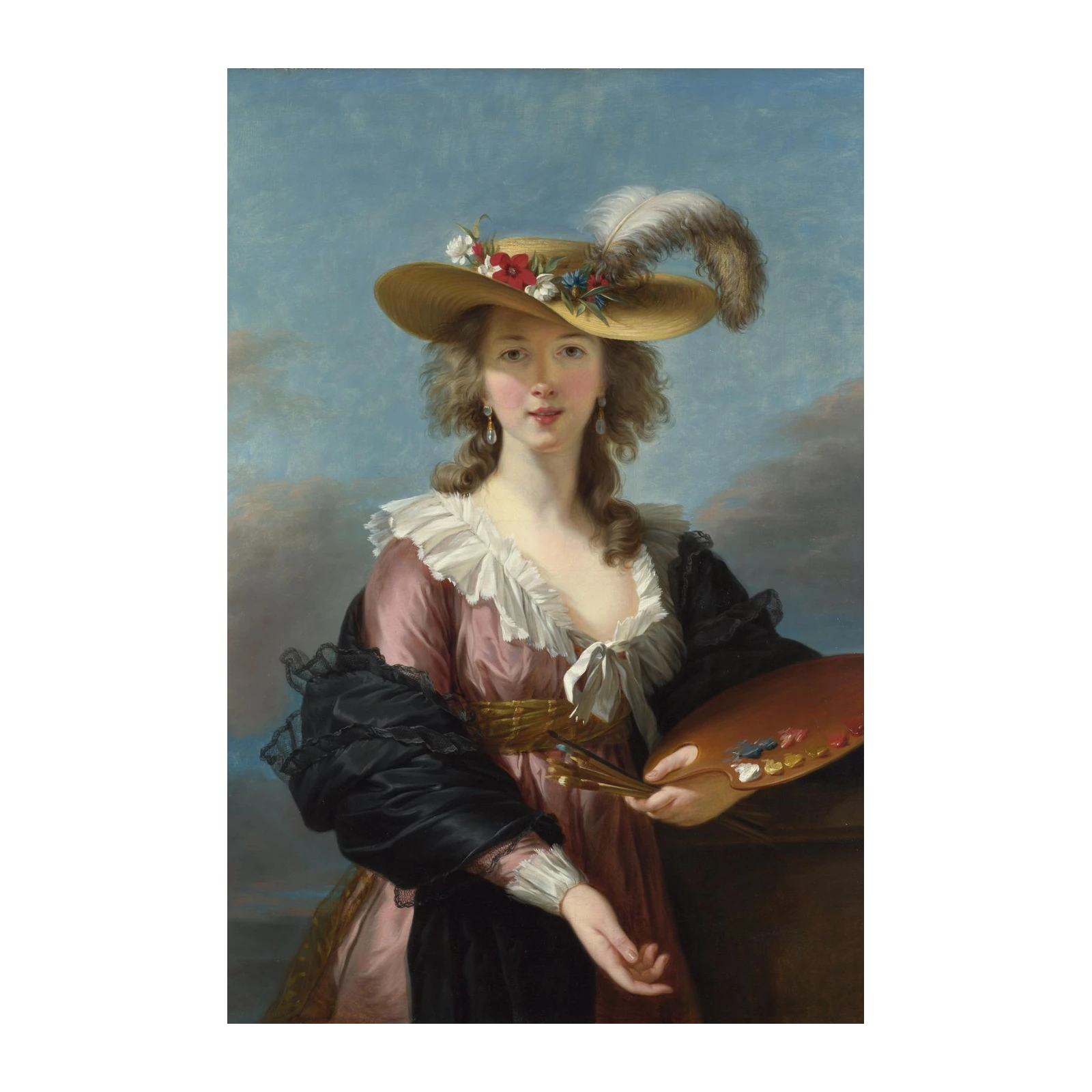 Elegant Artist Portrait Wall Art