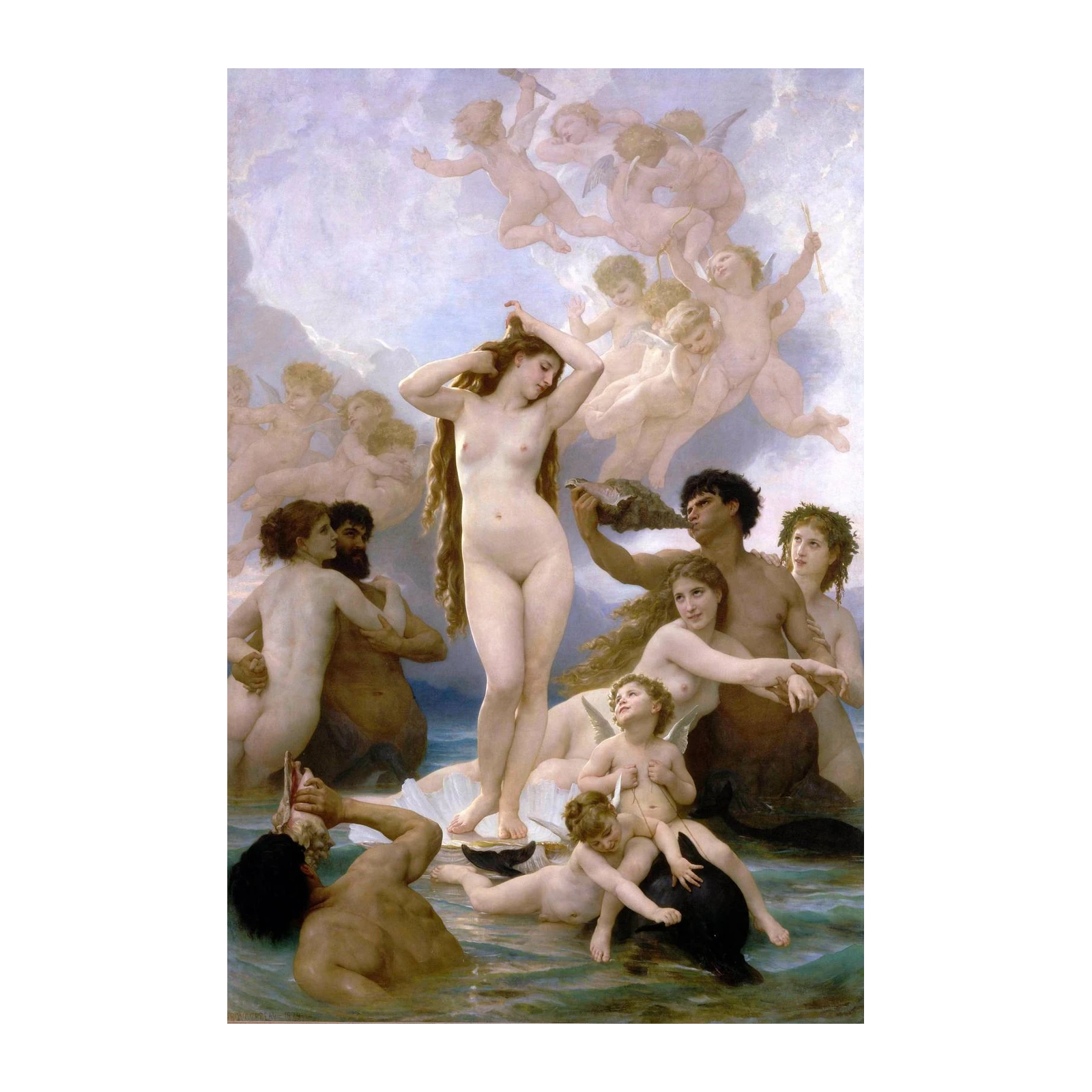 Birth of Venus Serene Classicism Wall Art