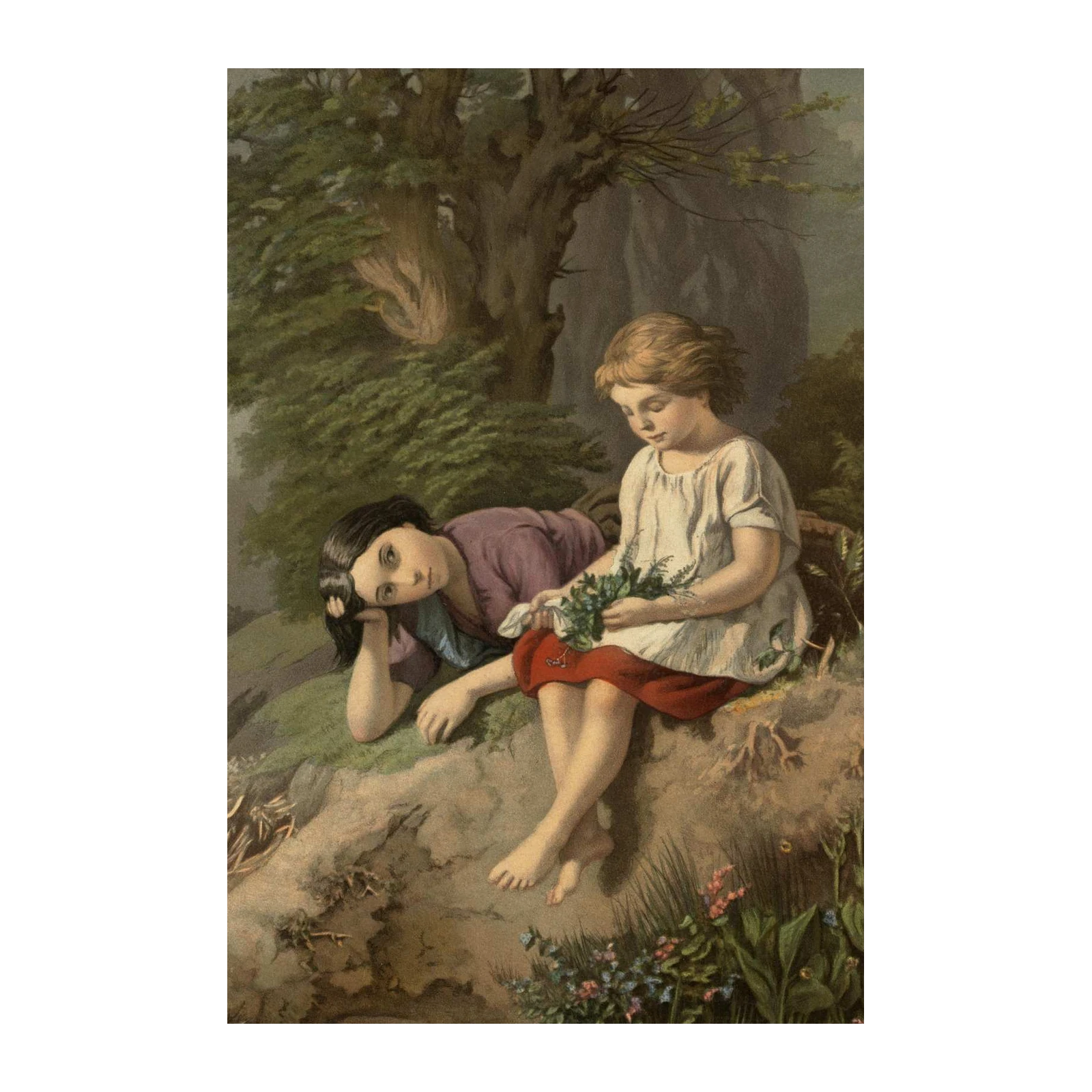 Innocent Childhood Nature Scene Wall Art