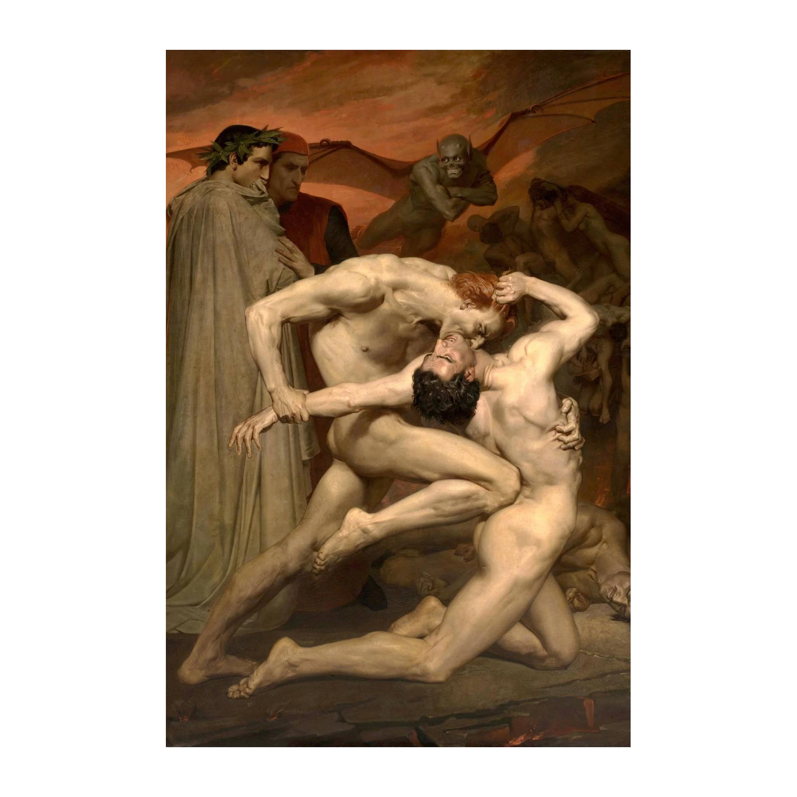 Inferno Torment Human Struggle Wall Art