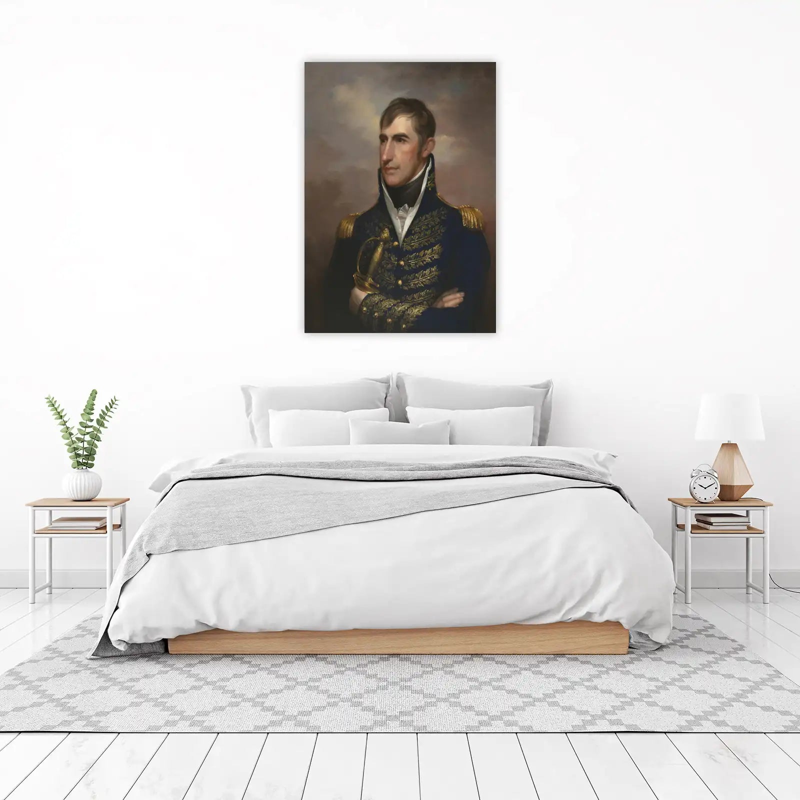 Vintage Military Portrait Wall Art
