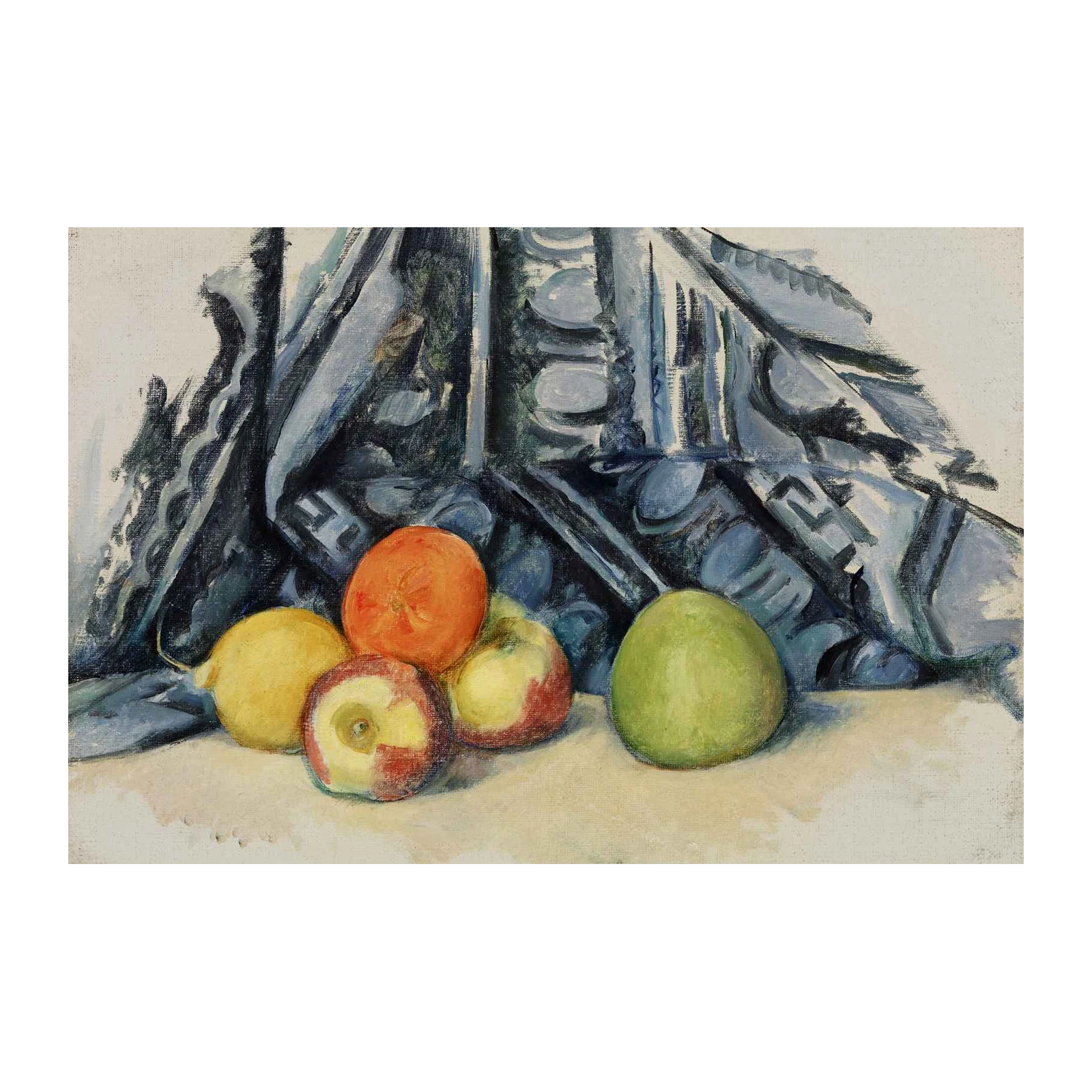 Vibrant Fruit Still Life Oil Painting Wall Art