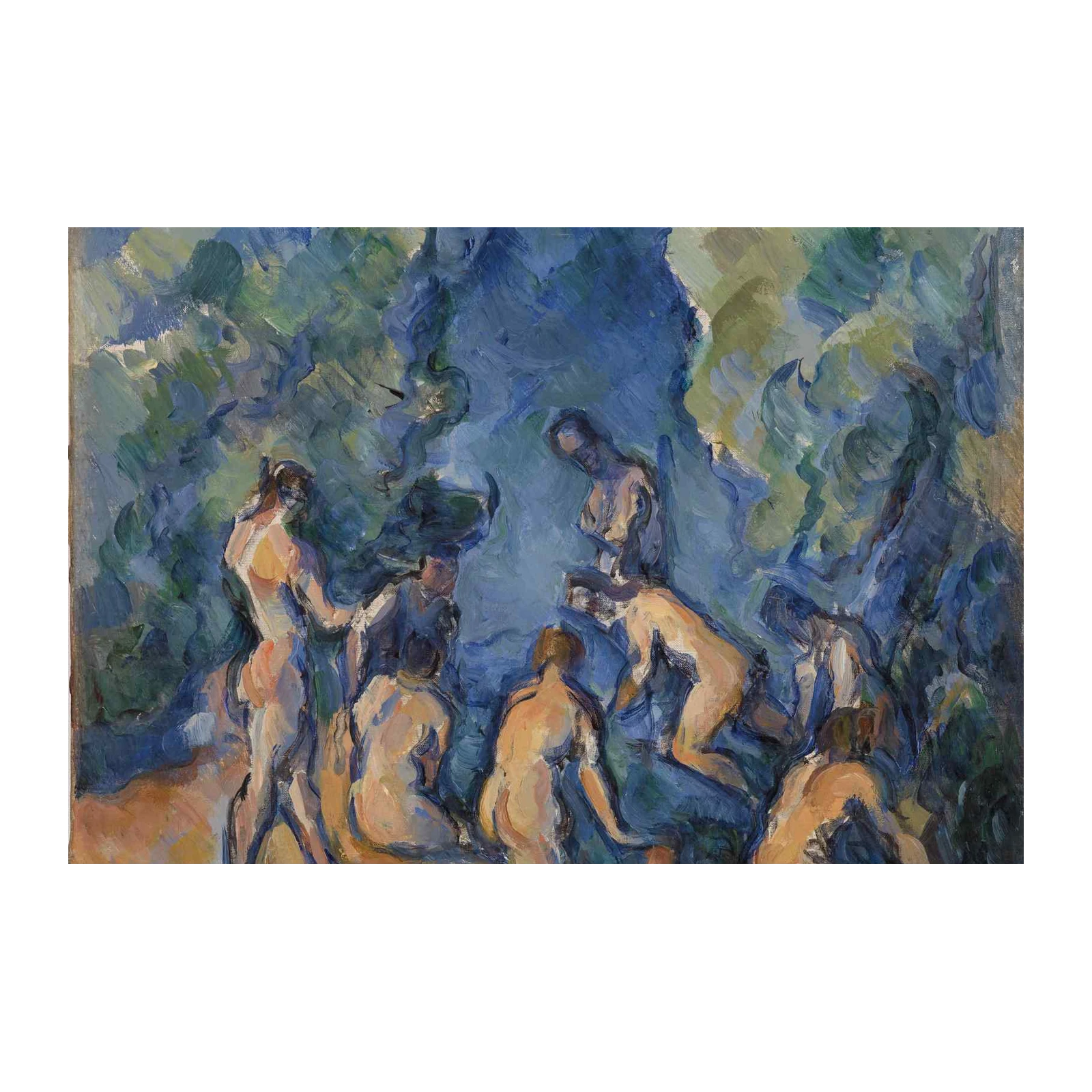 Impressionist Bathers Serene Nature Wall Art