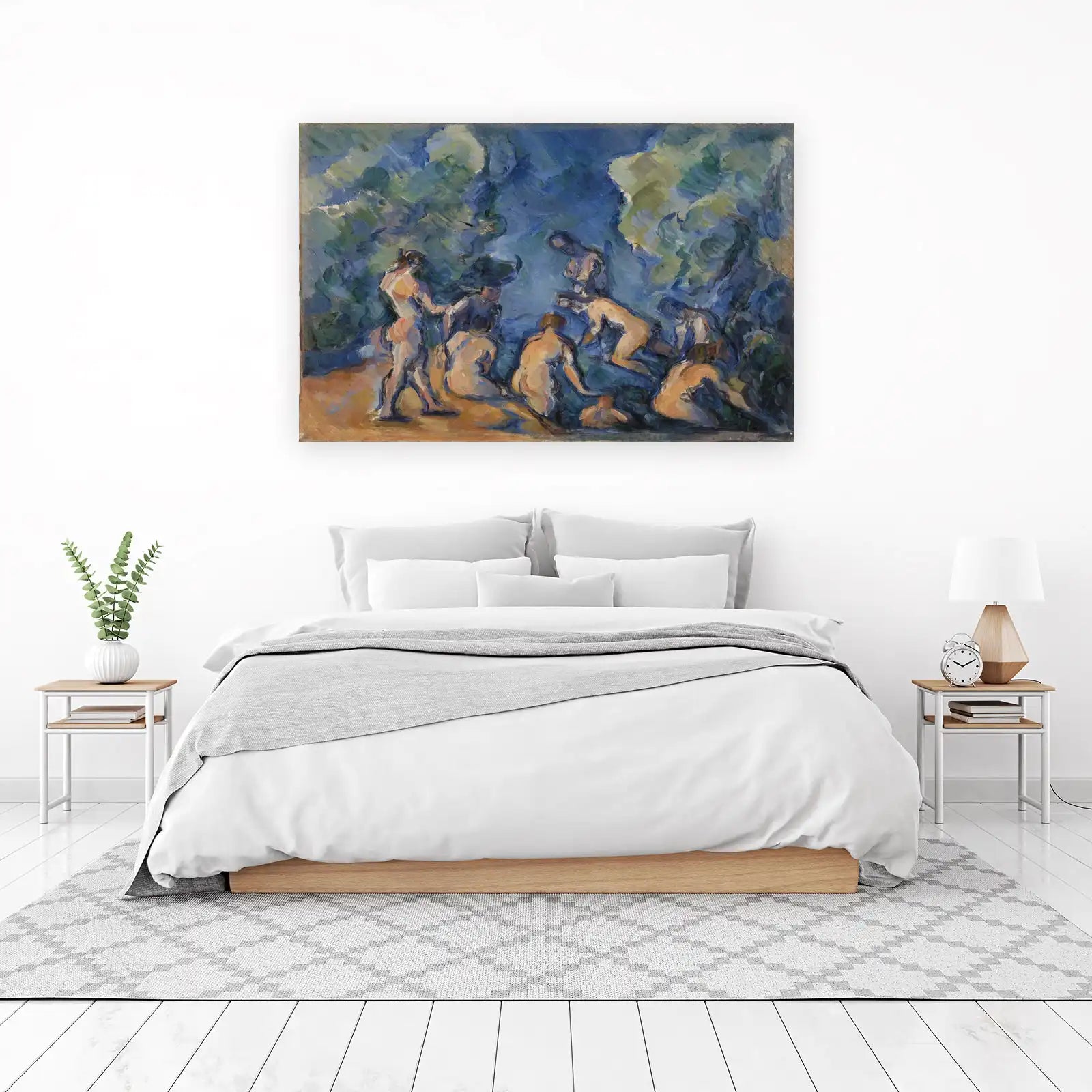 Impressionist Bathers Serene Nature Wall Art