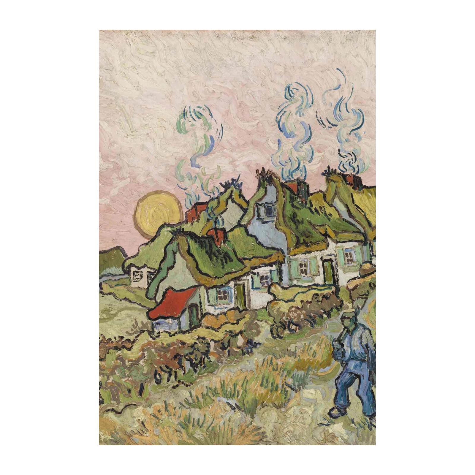Van Gogh Village Life Wall Art