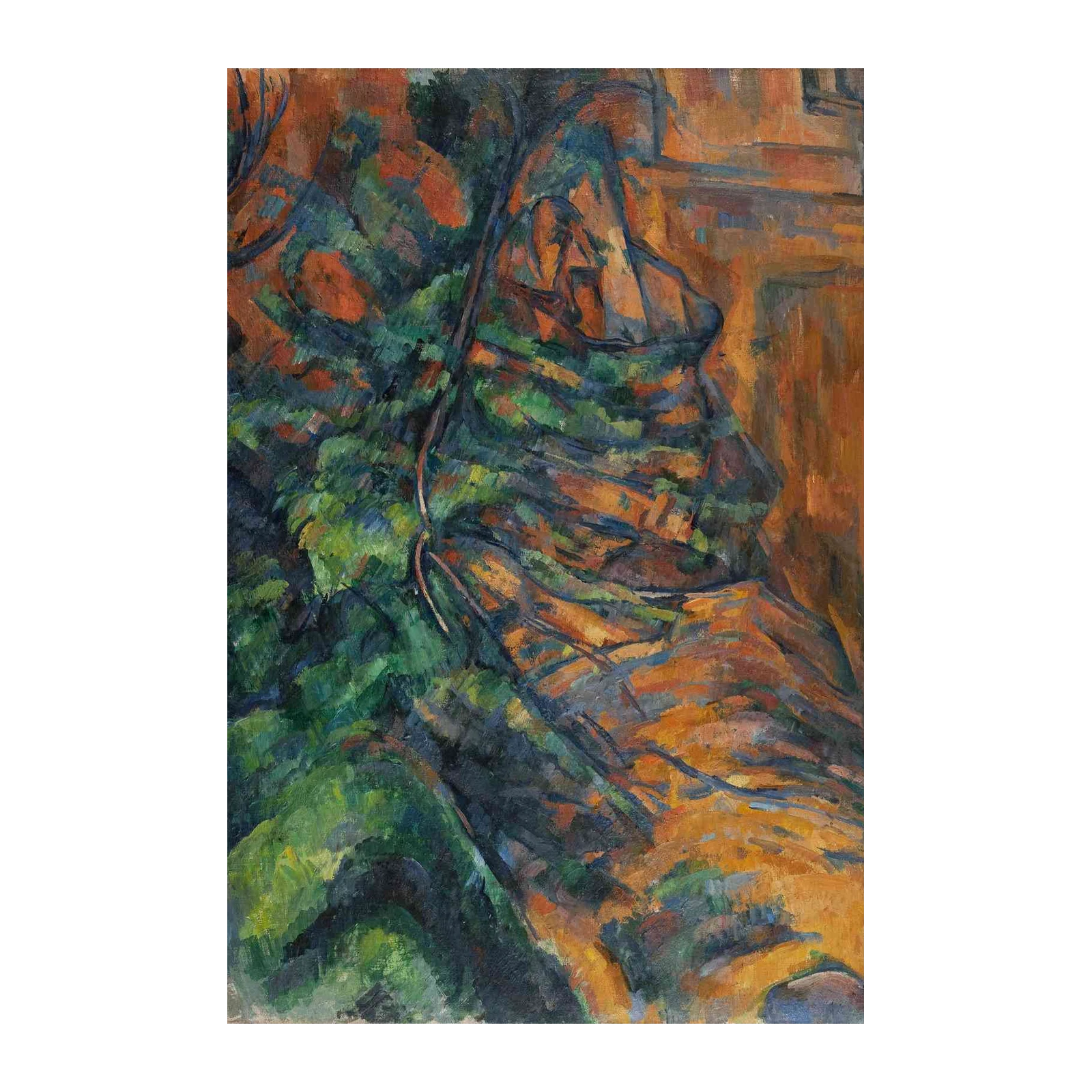 Vibrant Landscape Forest Trees Wall Art