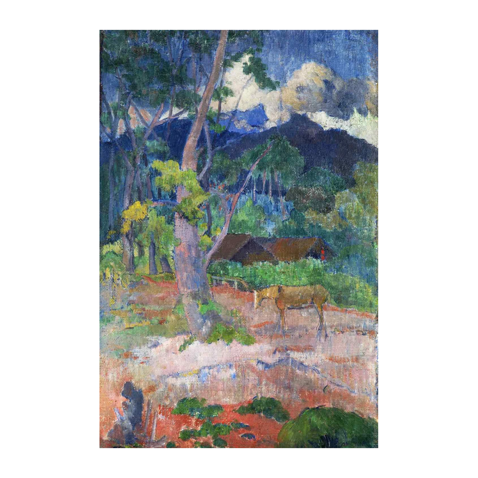 Vibrant Nature Landscape Horse Wall Art