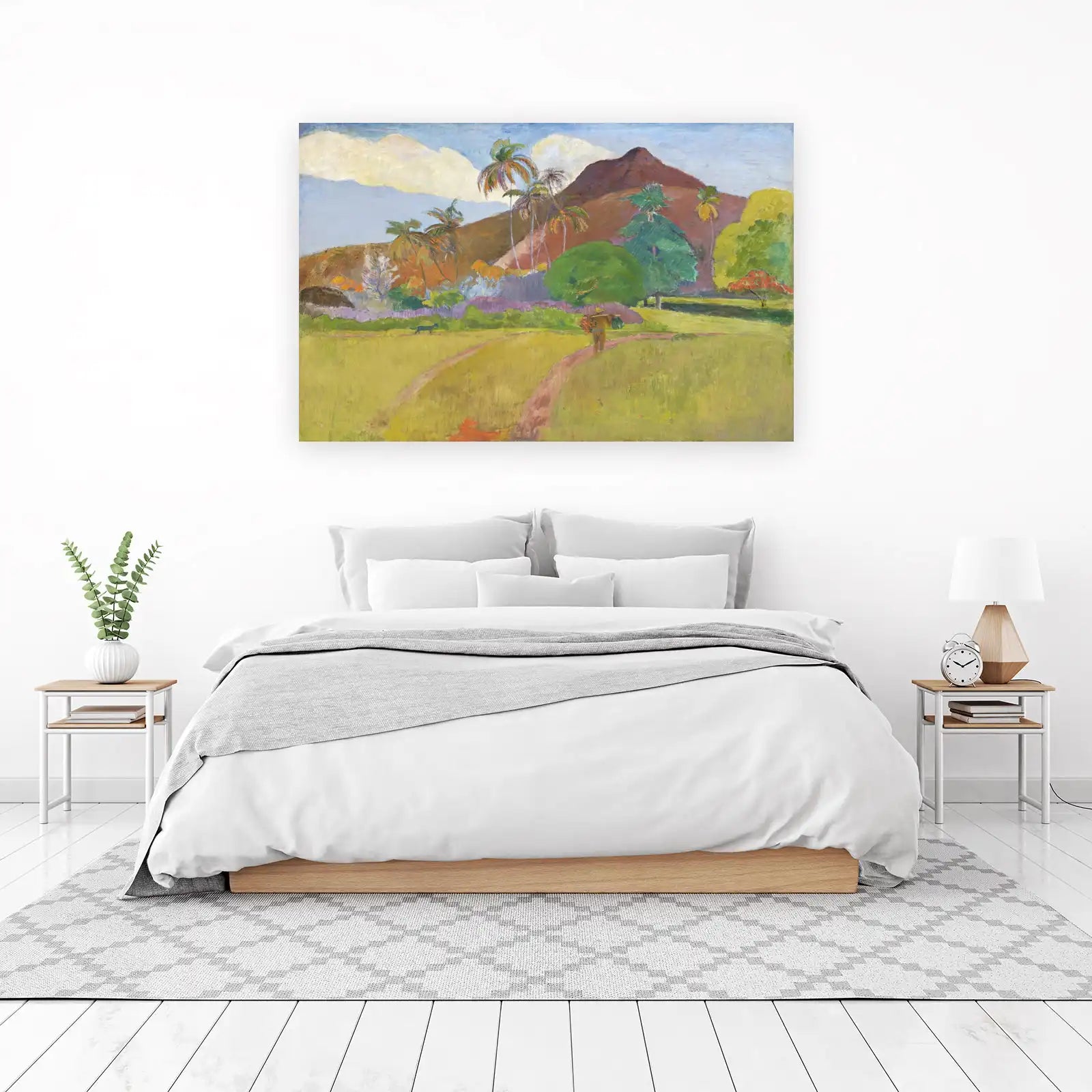 Tropical Landscape "Tahitian Idyll" Wall Art