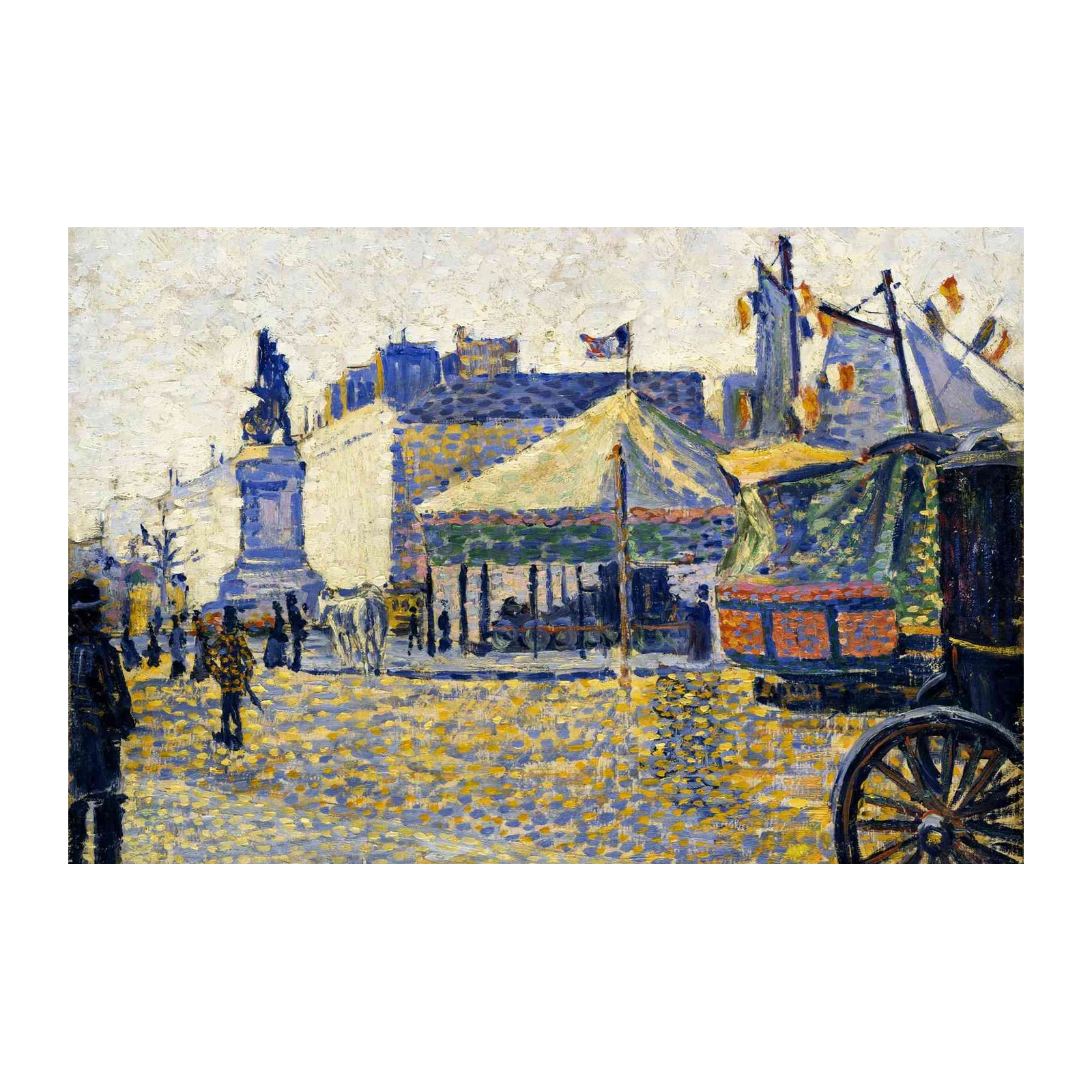 Impressionist Street Scene Wall Art
